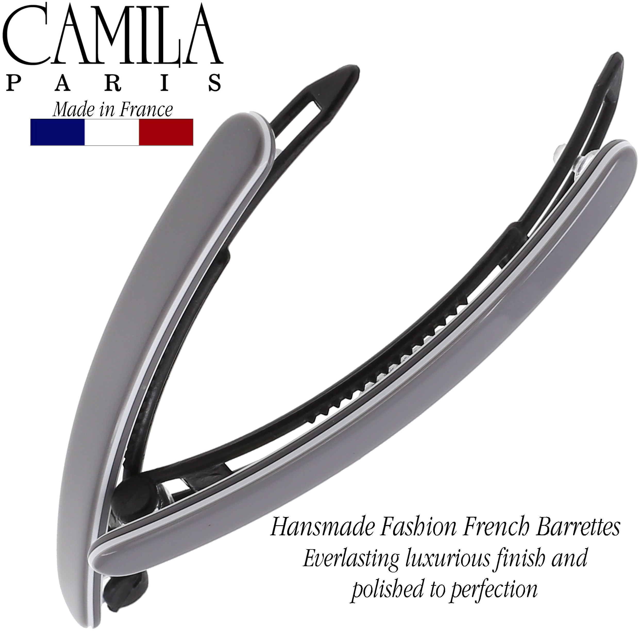 Camila Paris Hair Barrettes Classic Metal-Free Pair