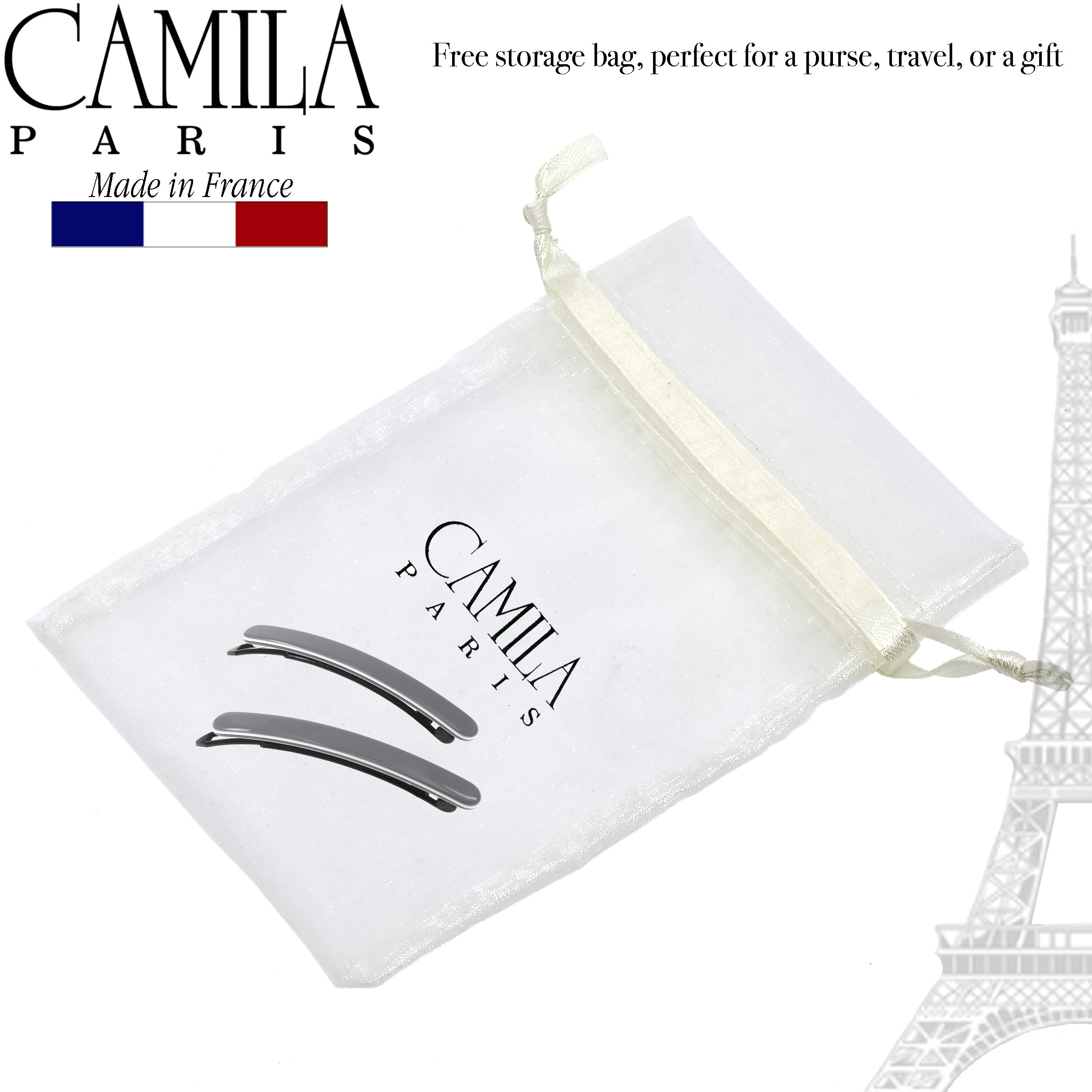 Camila Paris Hair Barrettes Classic Metal-Free Pair