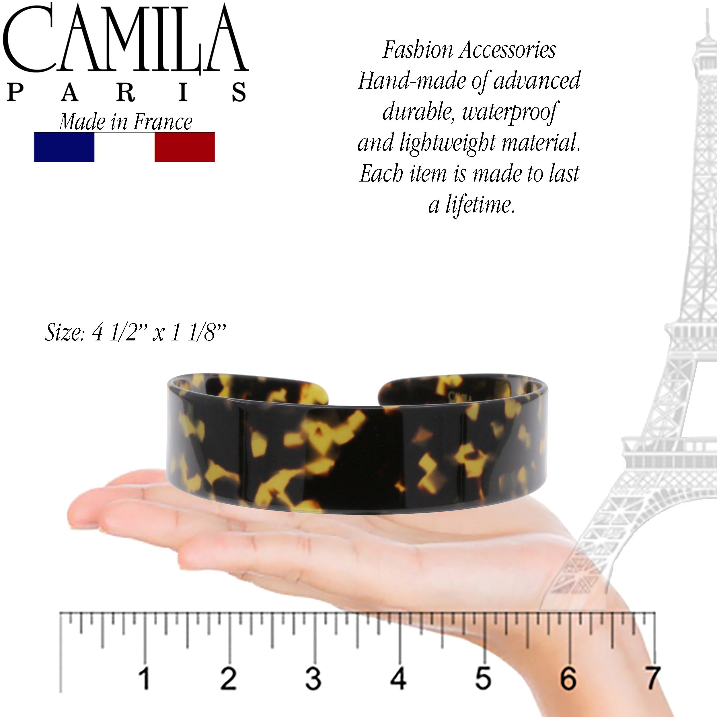Camila Paris Headbands Classic Flat Flexible - 1.2" Wide