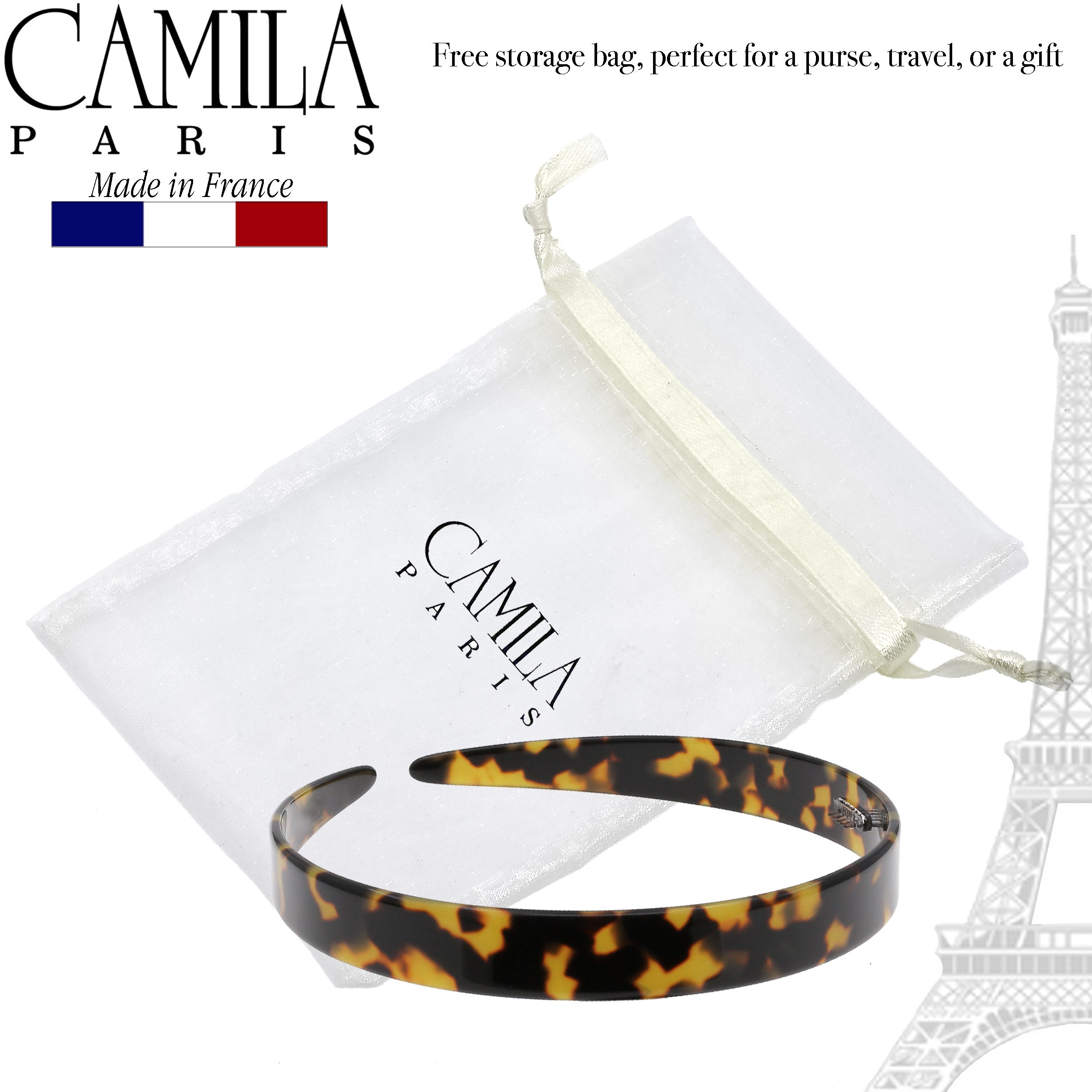 Camila Paris Headbands Classic Flat Flexible - 0.625" Wide
