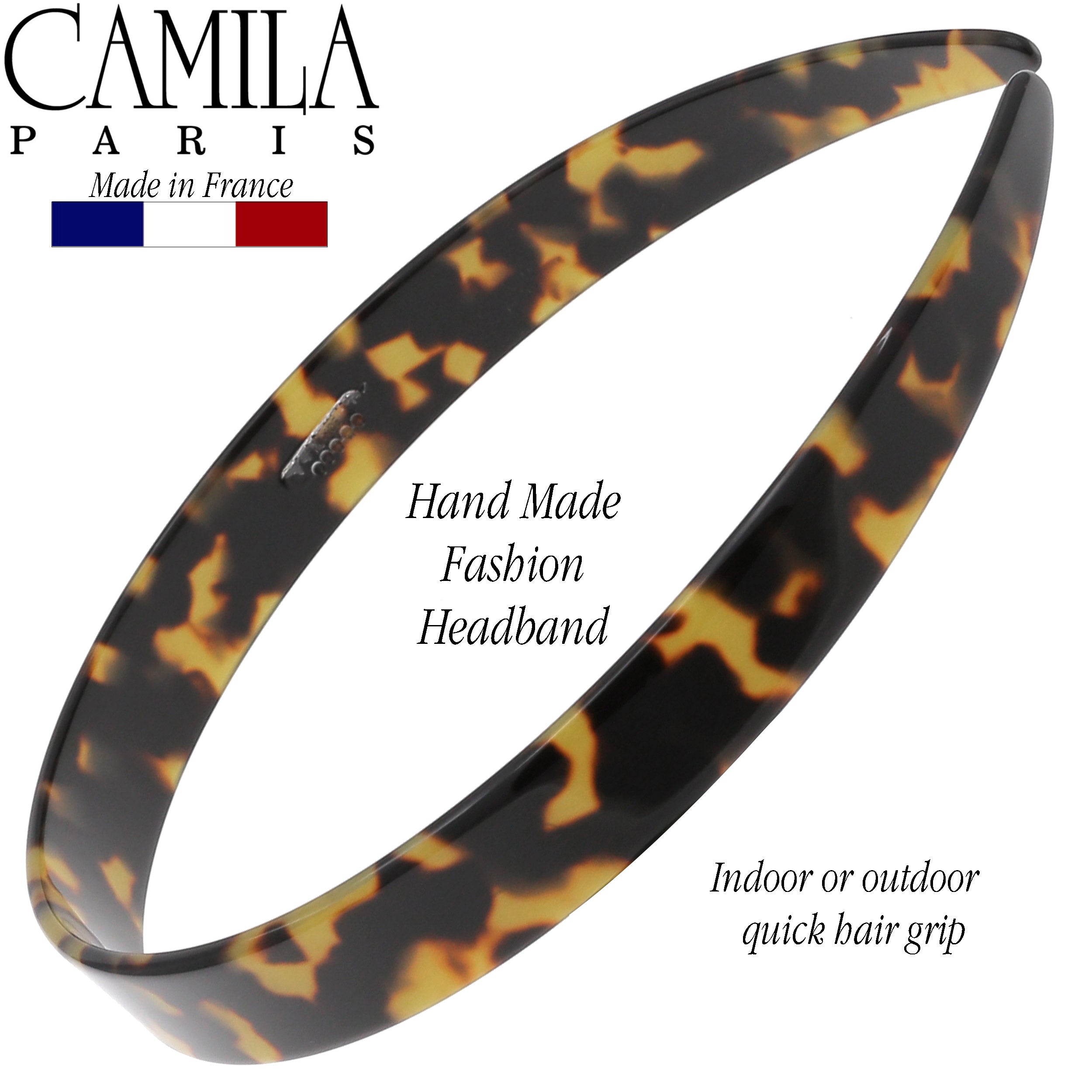 Camila Paris Headbands Classic Flat Flexible - 0.625" Wide