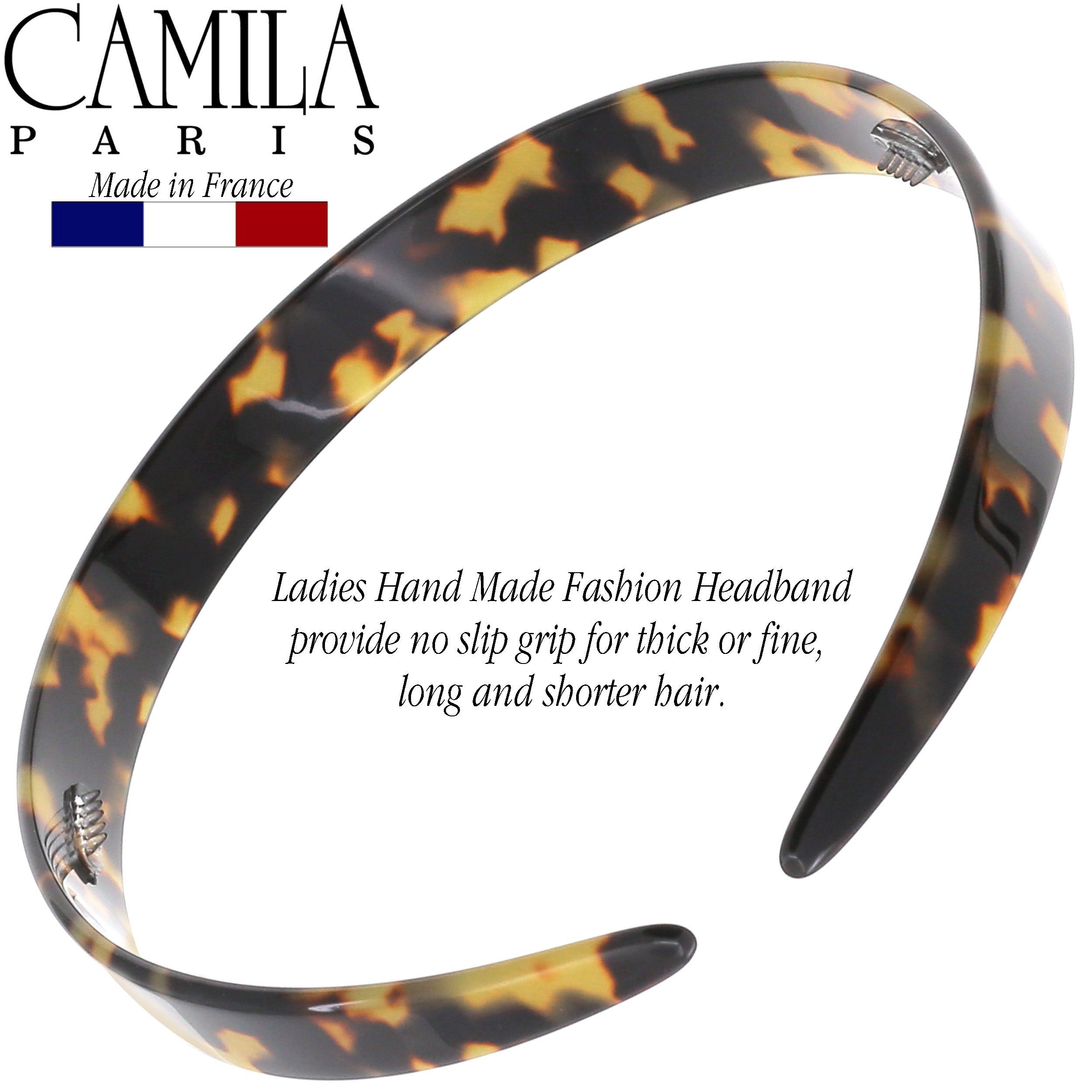 Camila Paris Headbands Classic Flat Flexible - 0.625" Wide