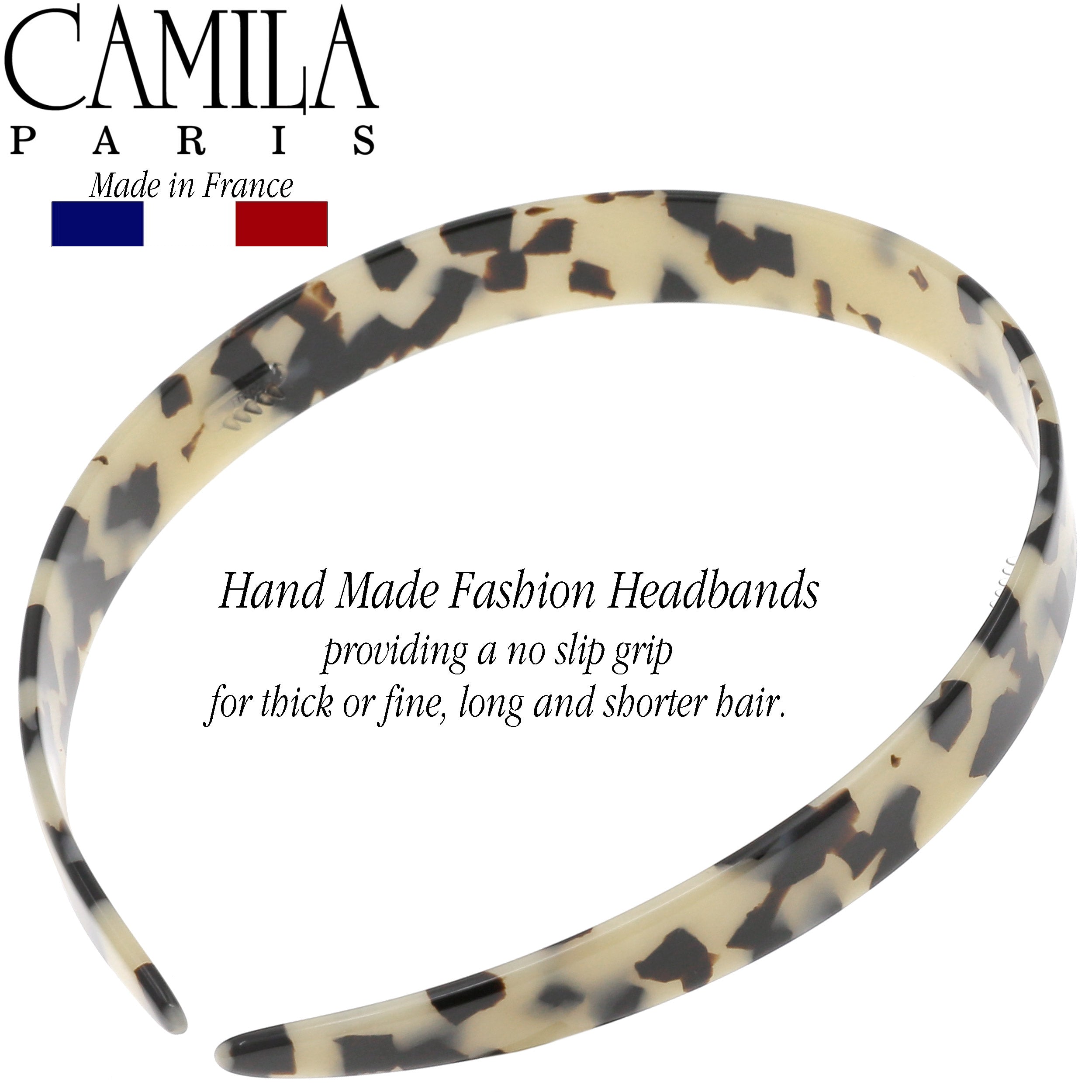Camila Paris Headbands Classic Flat Flexible - 0.625" Wide