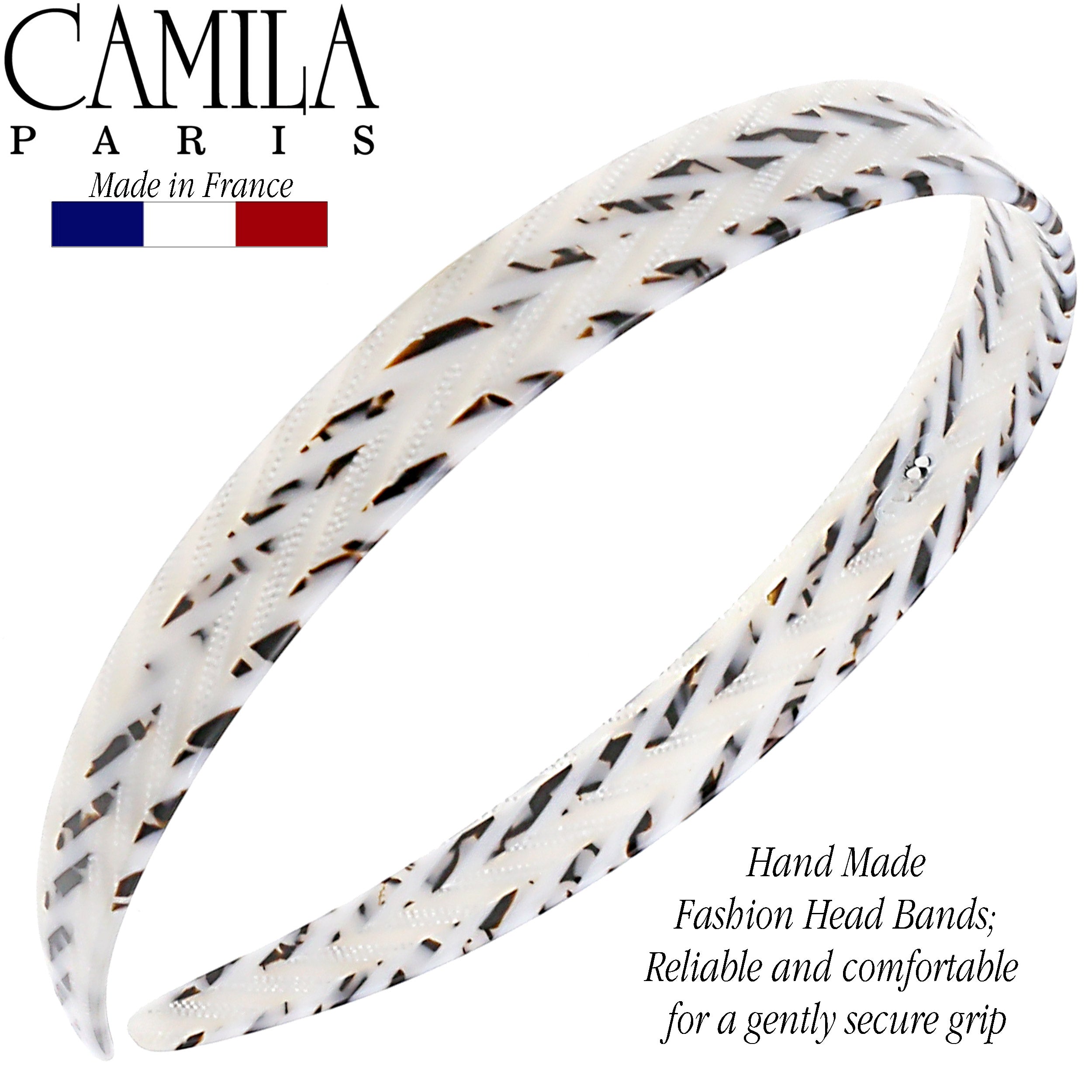 Camila Paris Headbands Classic Flat Flexible - 0.625" Wide