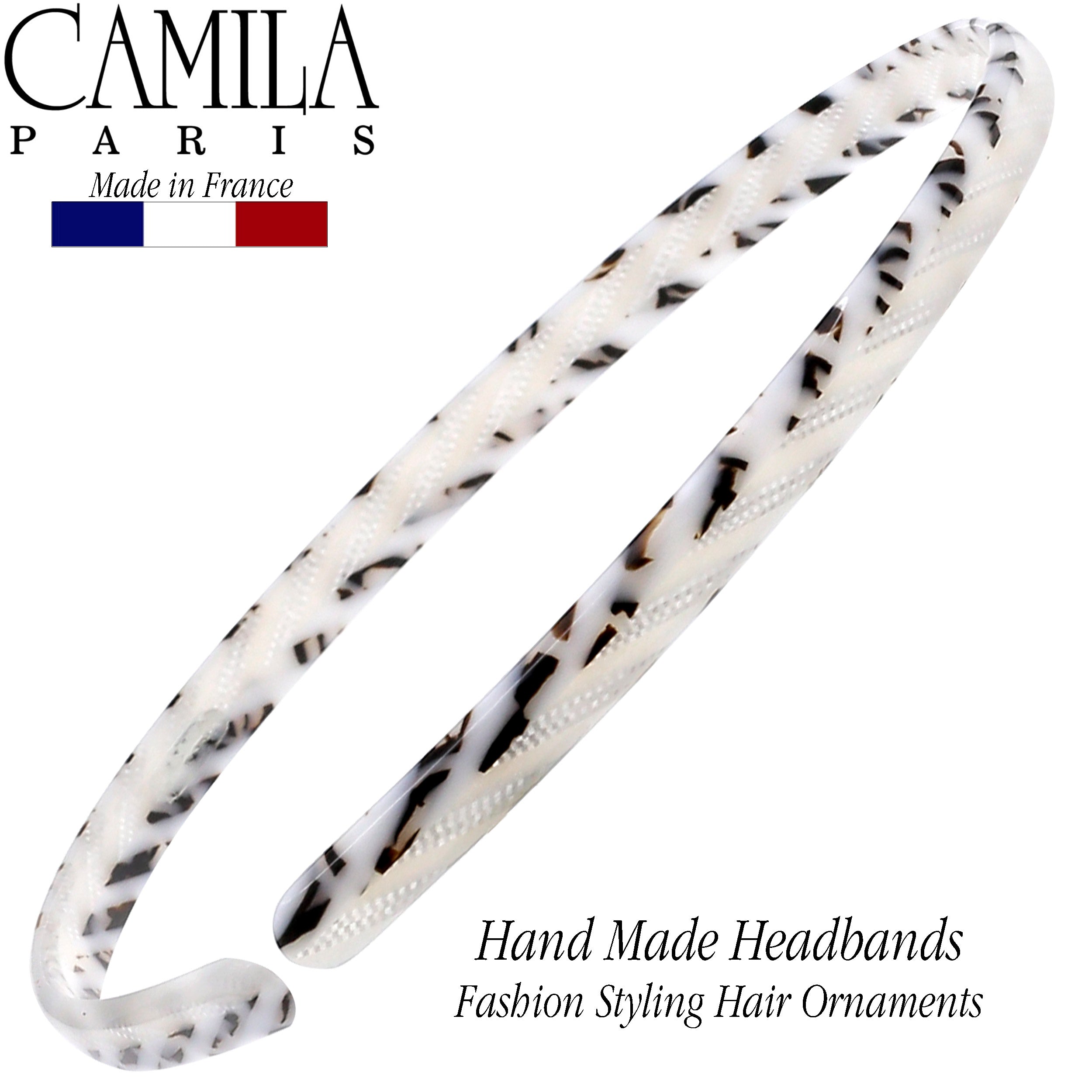 Camila Paris Headbands Classic Flat Flexible - 0.25" Wide