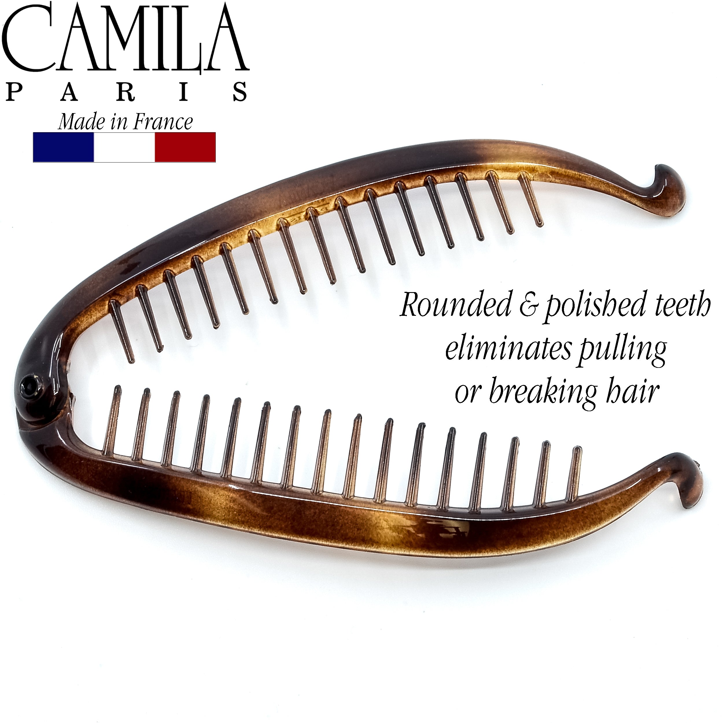 Camila Paris Hair Banana Clips Interlocking Ponytail