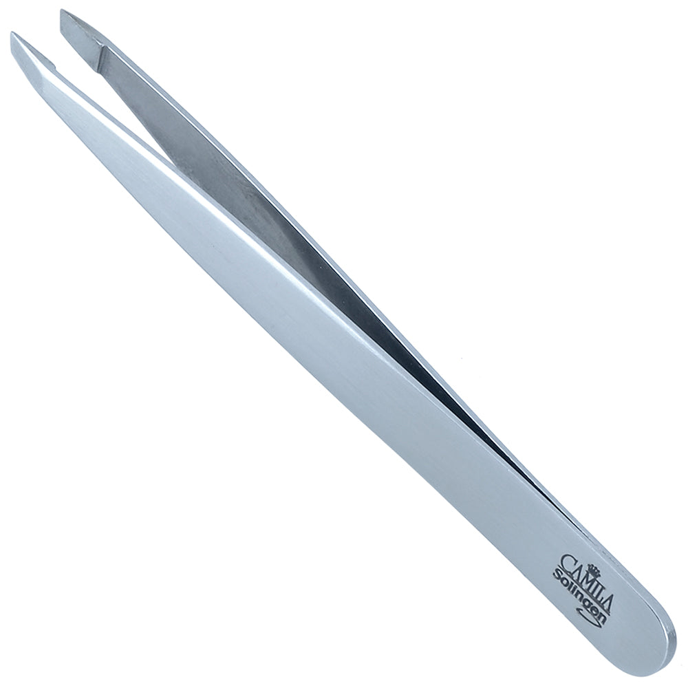 Camila Solingen CS25 4" Professional Beauty Eyebrow Pointed Tweezers