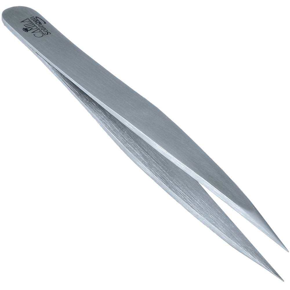 Camila Solingen CS27 4" Professional Pointed Tip Eyebrow Tweezers