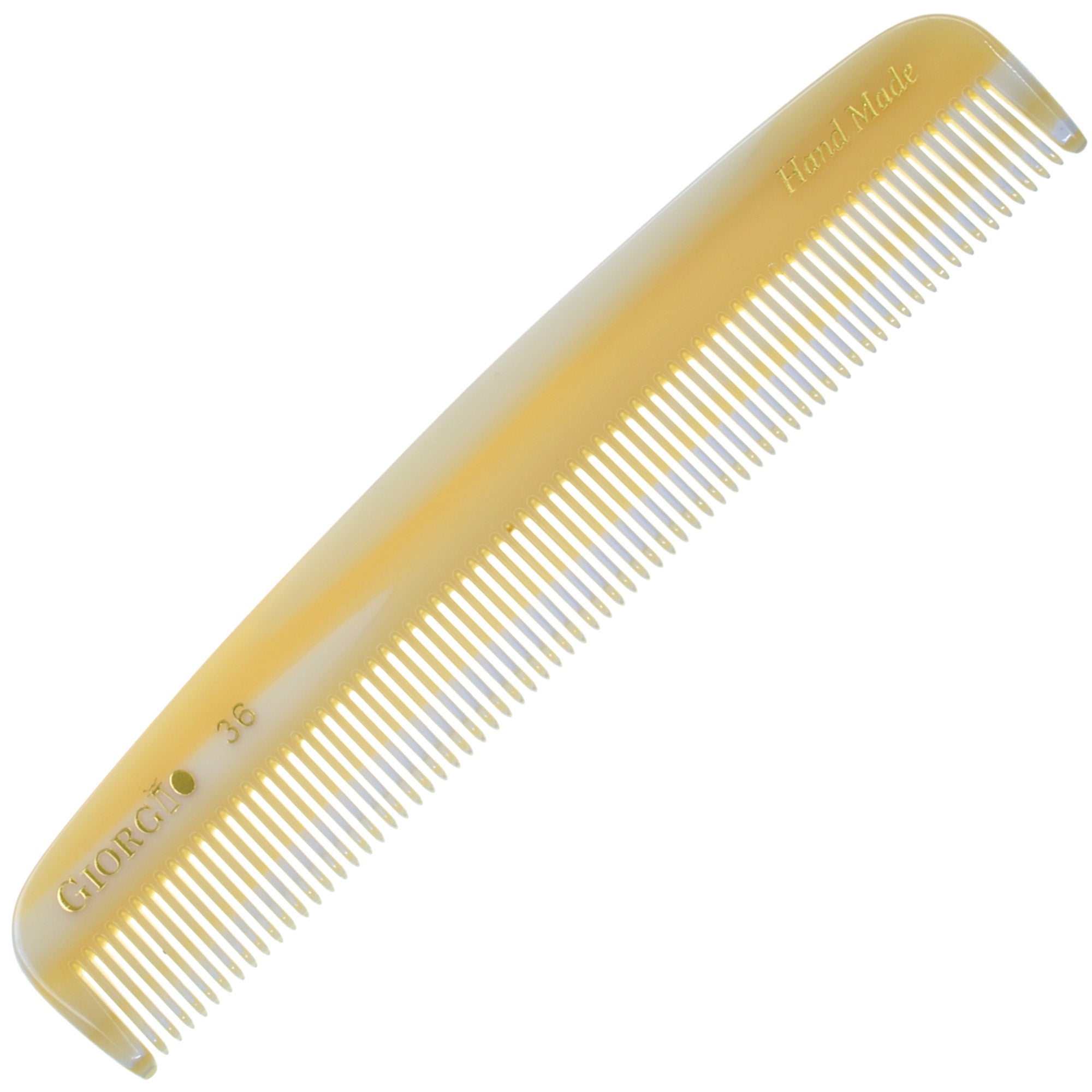 5.5" Handmade Wide Tooth Detangling Comb
