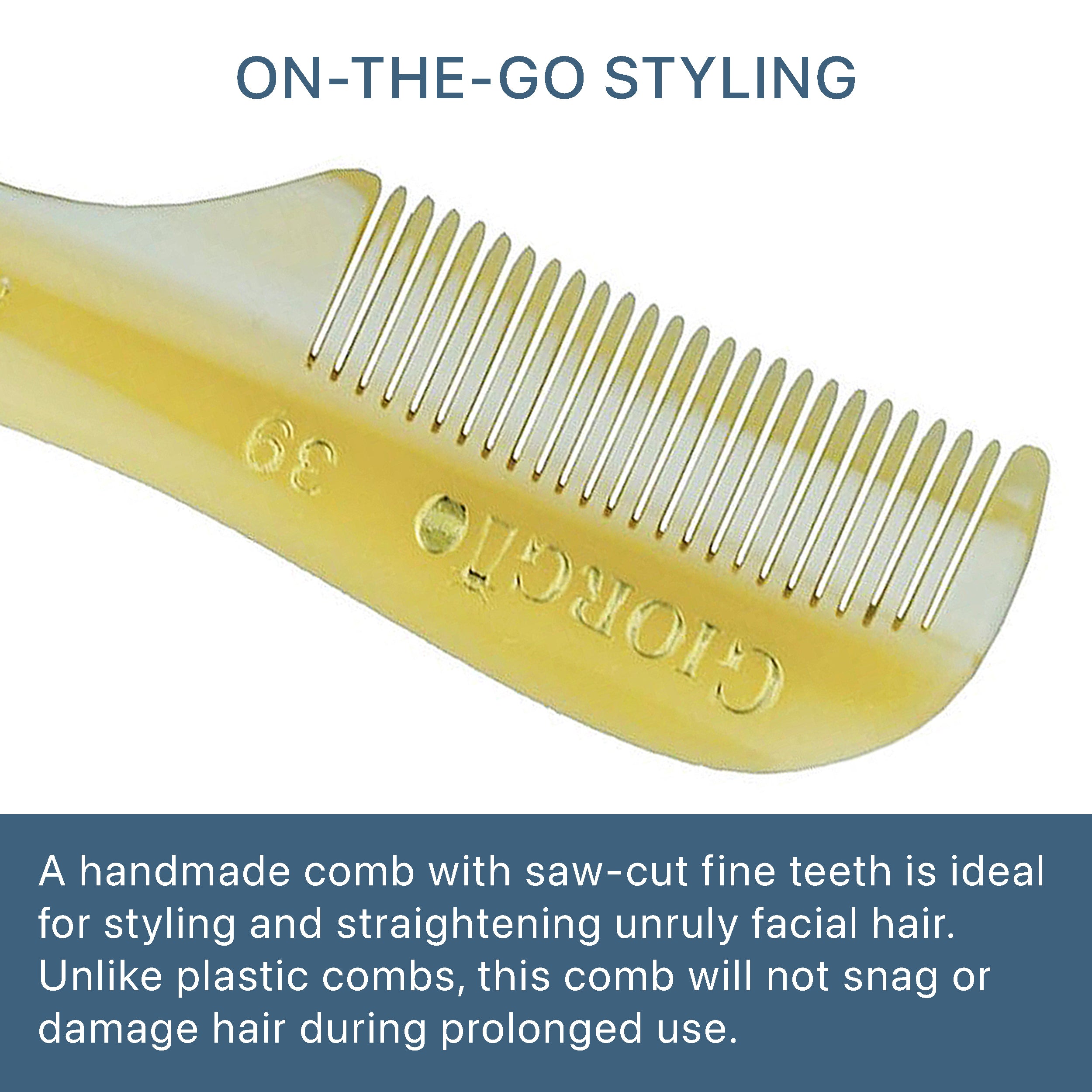 2.75" Fine Tooth Pocket Comb