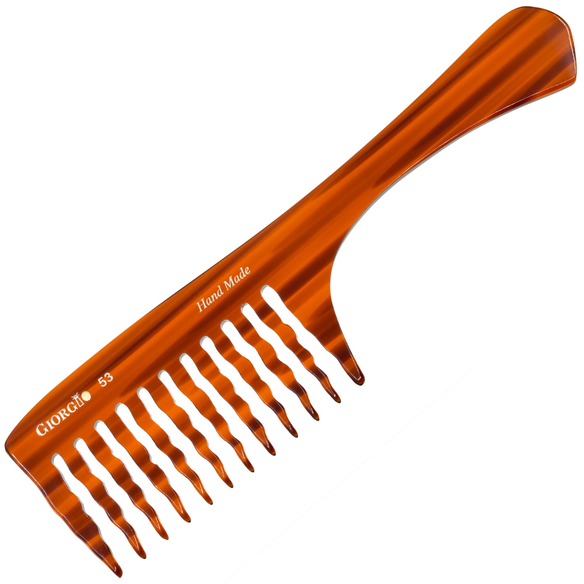 8" Handmade Wide Tooth Detangling Comb