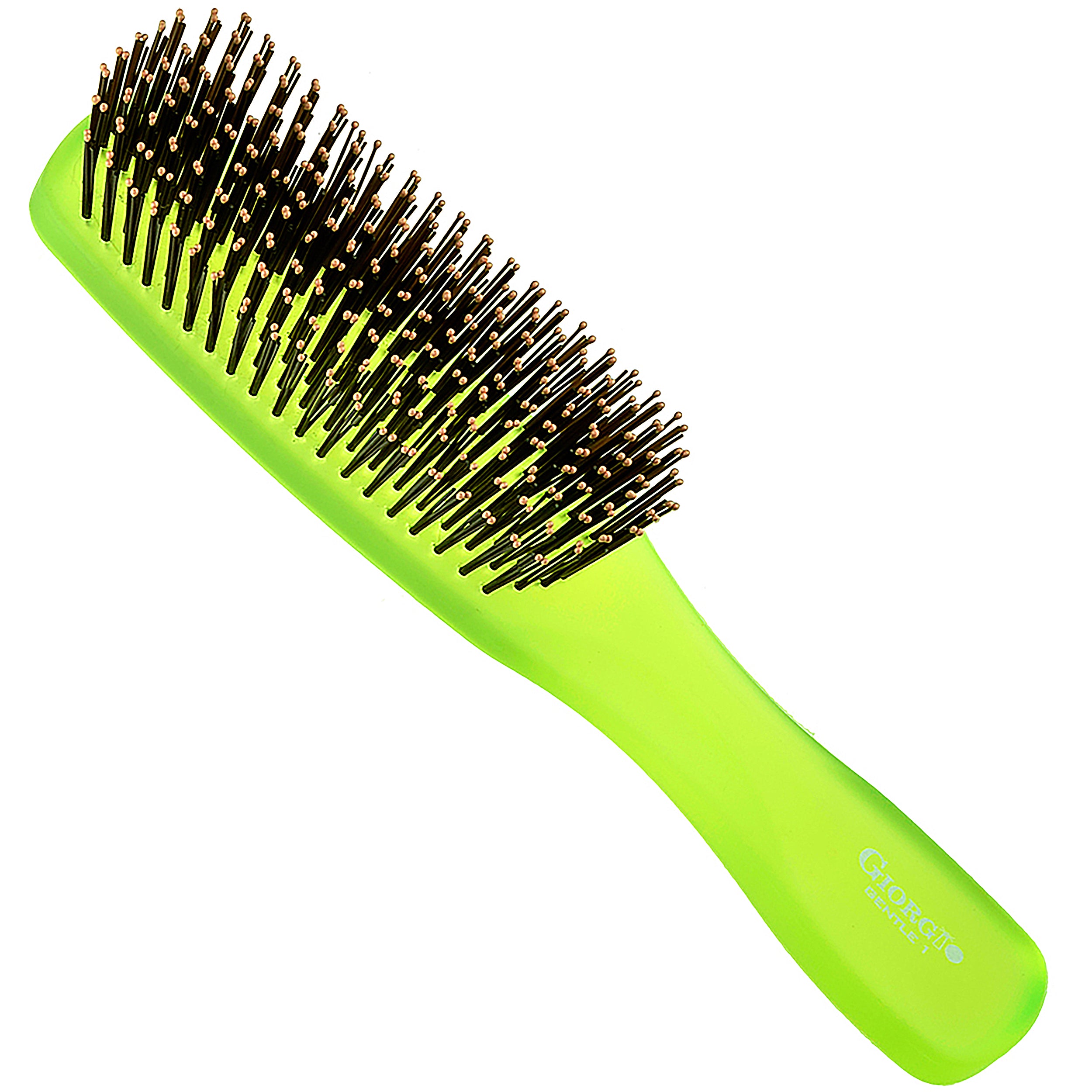 Giorgio Gentle Neon Detangling Soft Scalp Sensitive Hair Brush