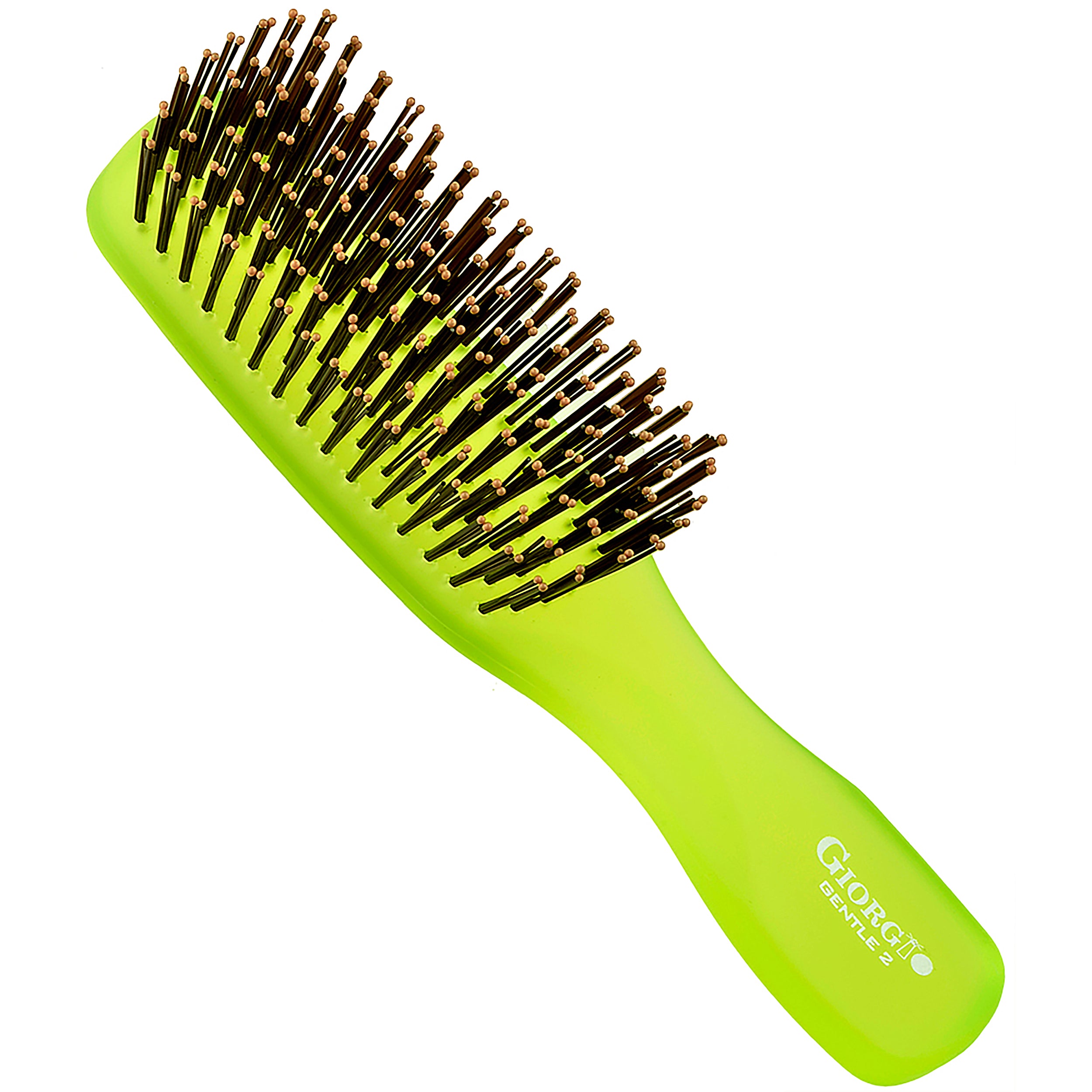 Giorgio Gentle Neon Detangle Soft Scalp Sensitive Hair Brush