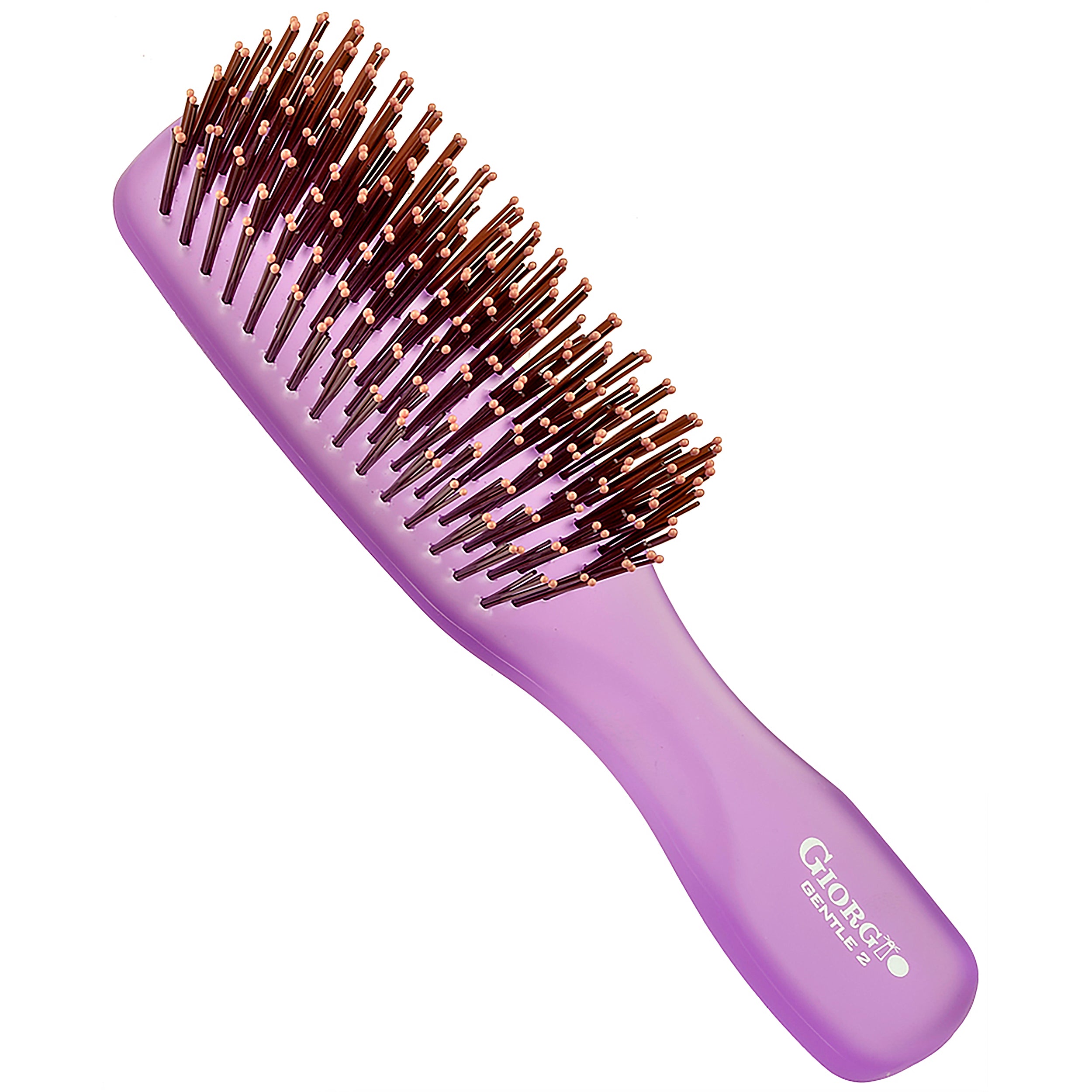 Giorgio Gentle Neon Detangle Soft Scalp Sensitive Hair Brush