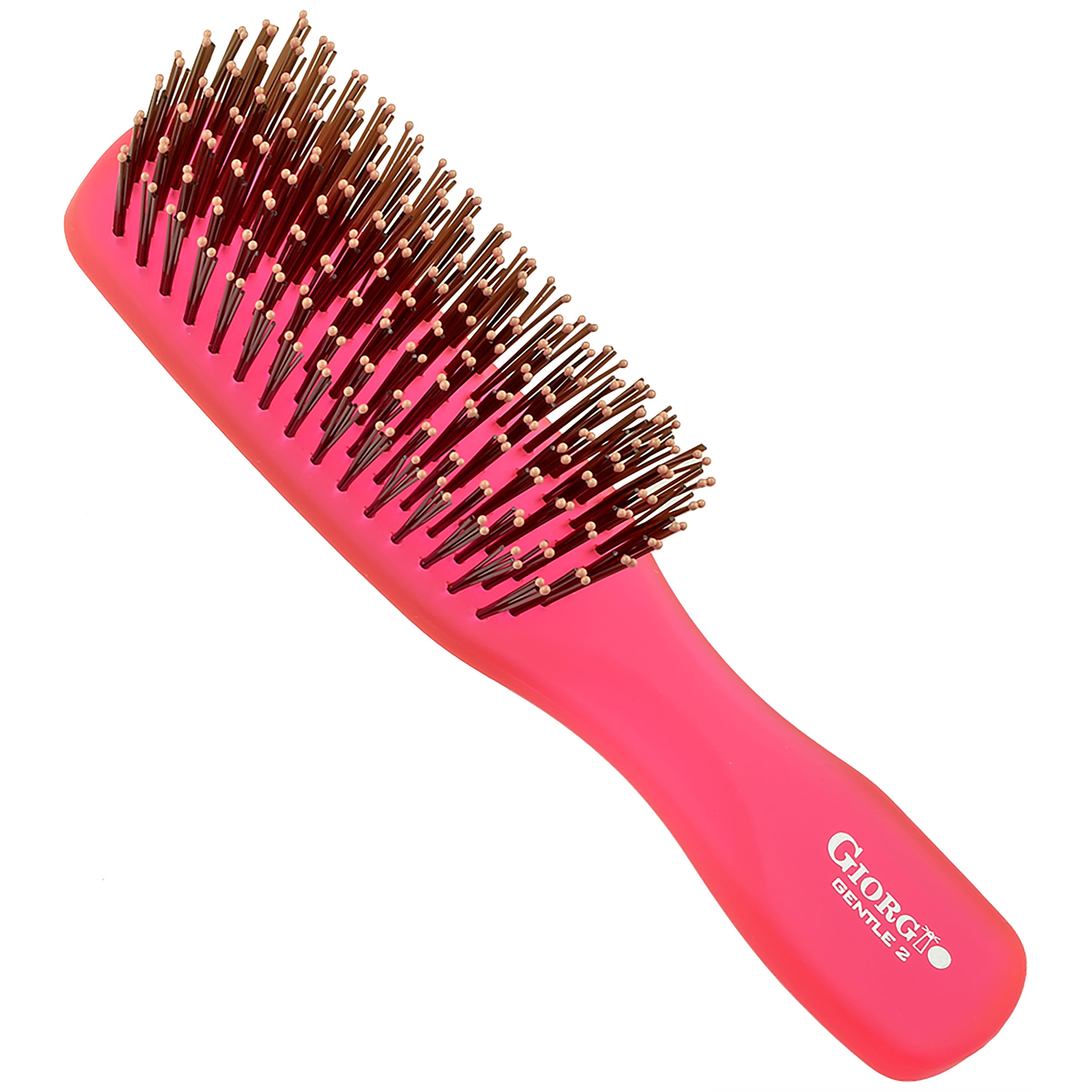 Giorgio Gentle Neon Detangle Soft Scalp Sensitive Hair Brush
