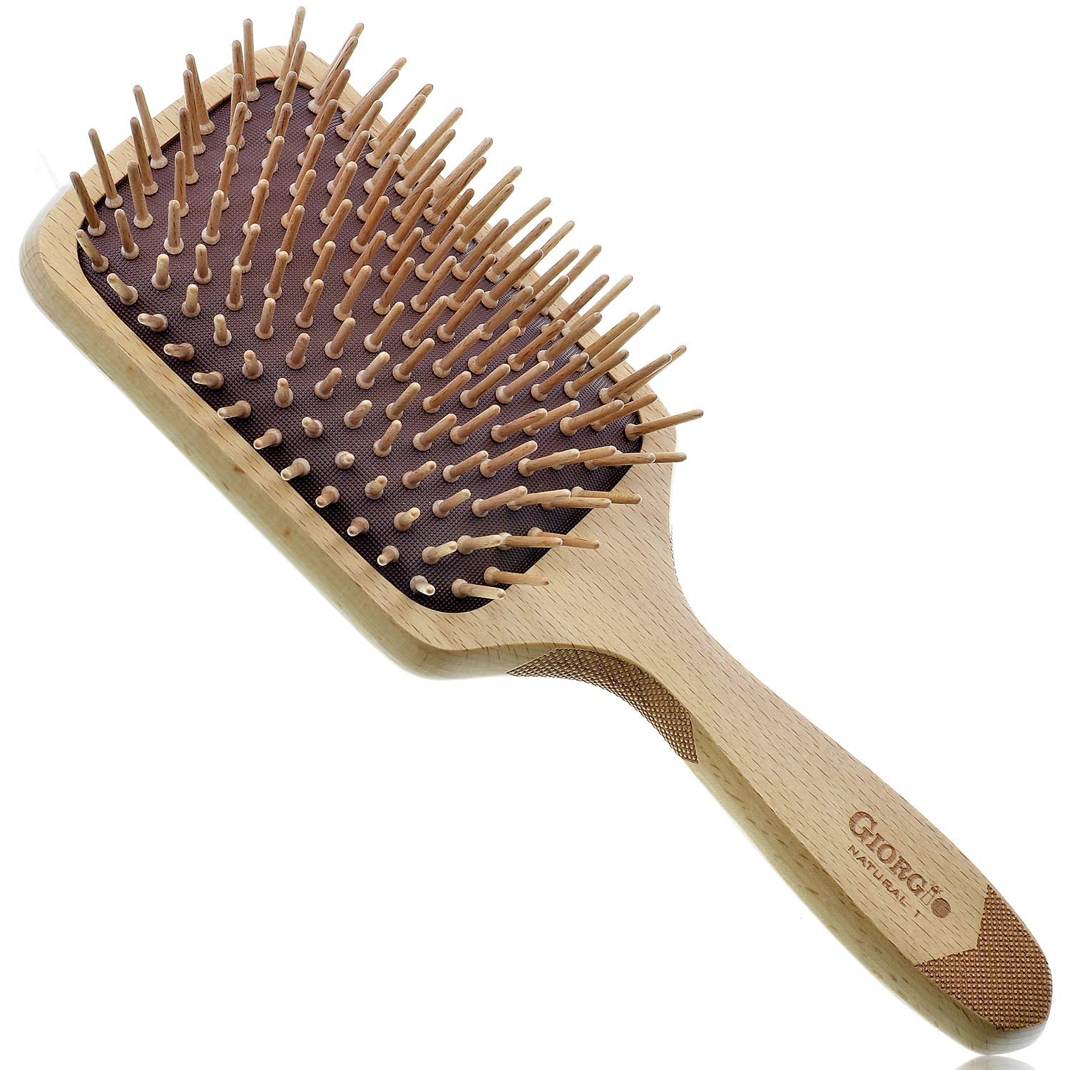 Naturals Wood Bristle Detangling Paddle Hair Brush