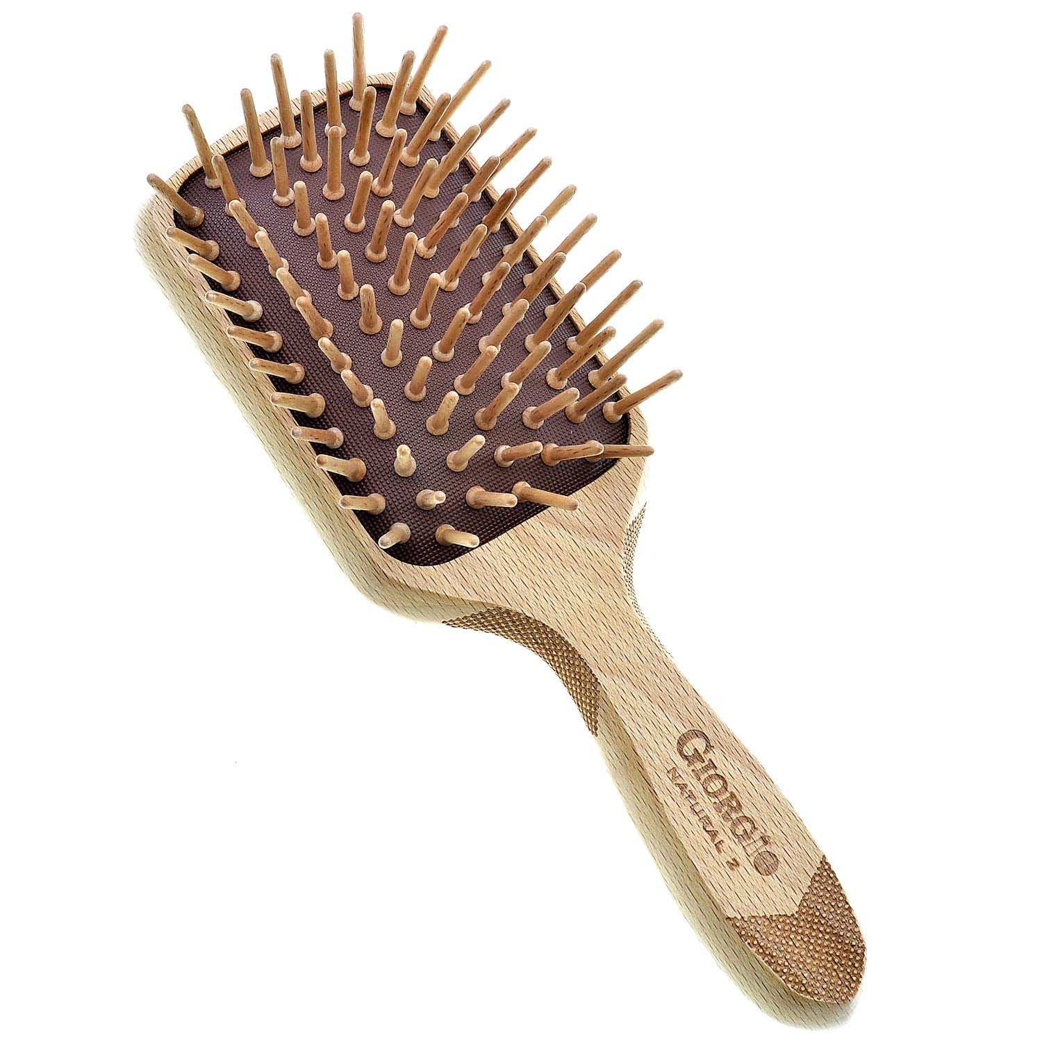 Naturals Wood Bristle Detangling Paddle Hair Brush