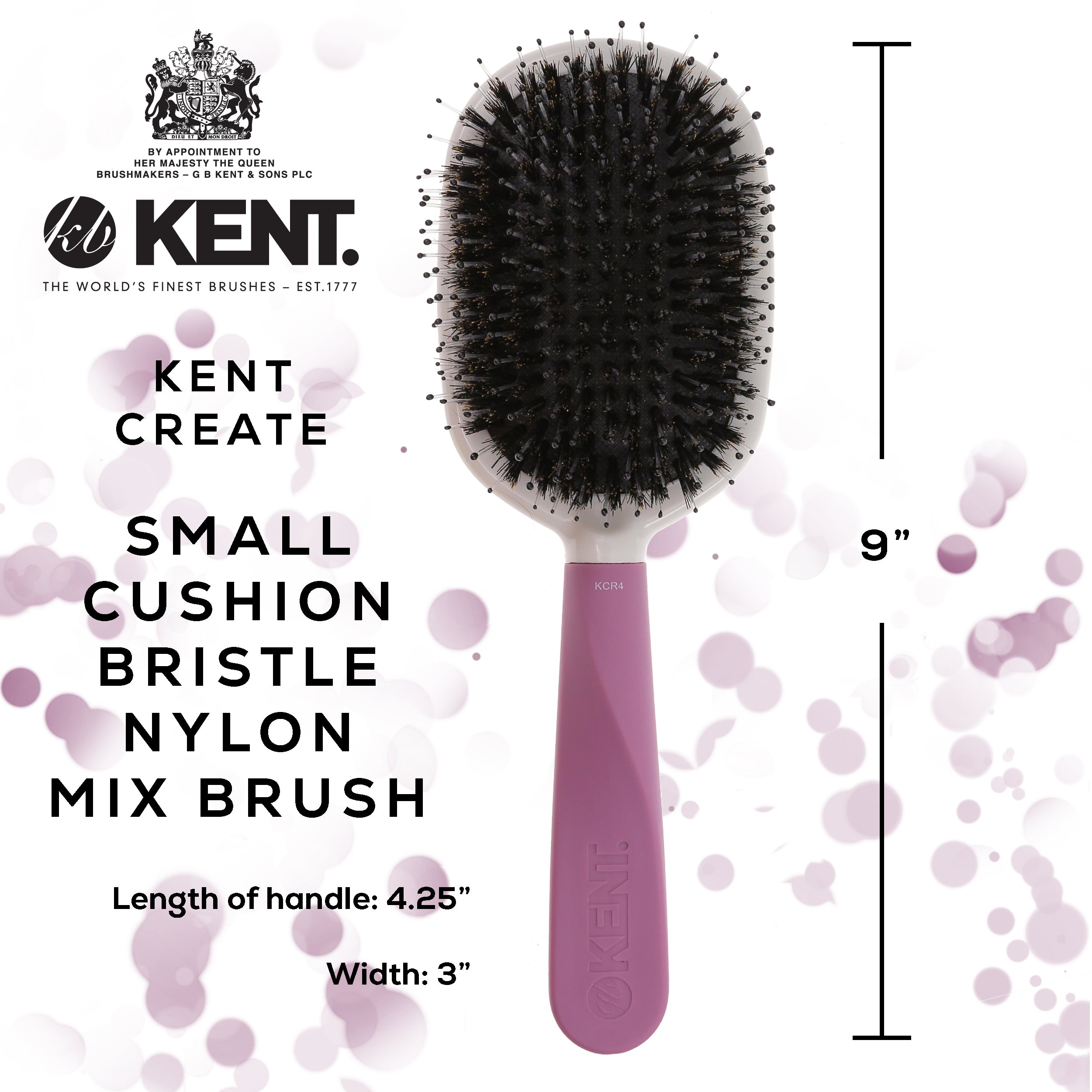 "Create" Bristle and Nylon Paddle Brush