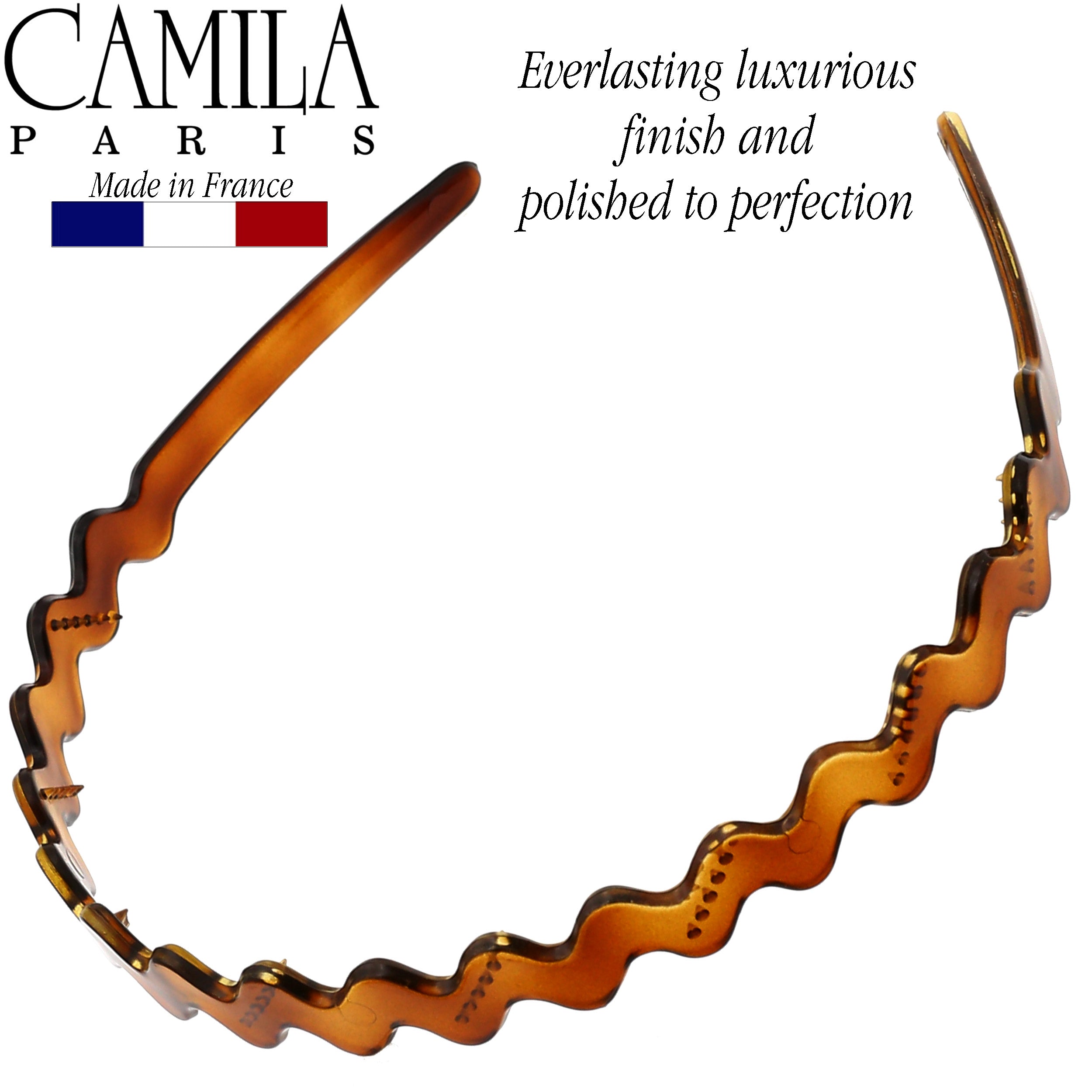 Camila Paris MP313 Tortoise Shell French Flexible Headband