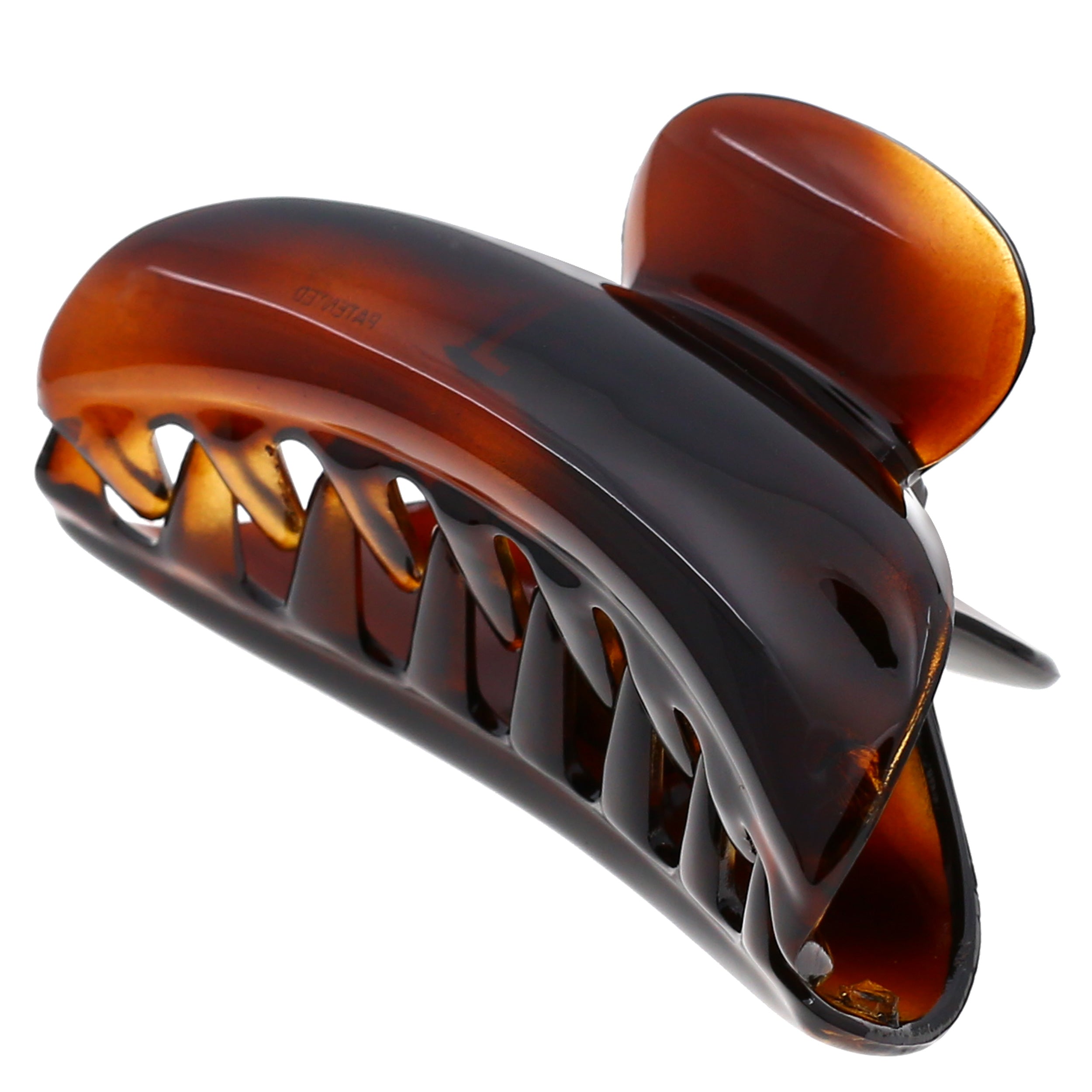 Camila Paris MP3 Volume Brown Women's French Hair Clip Claw No Spring