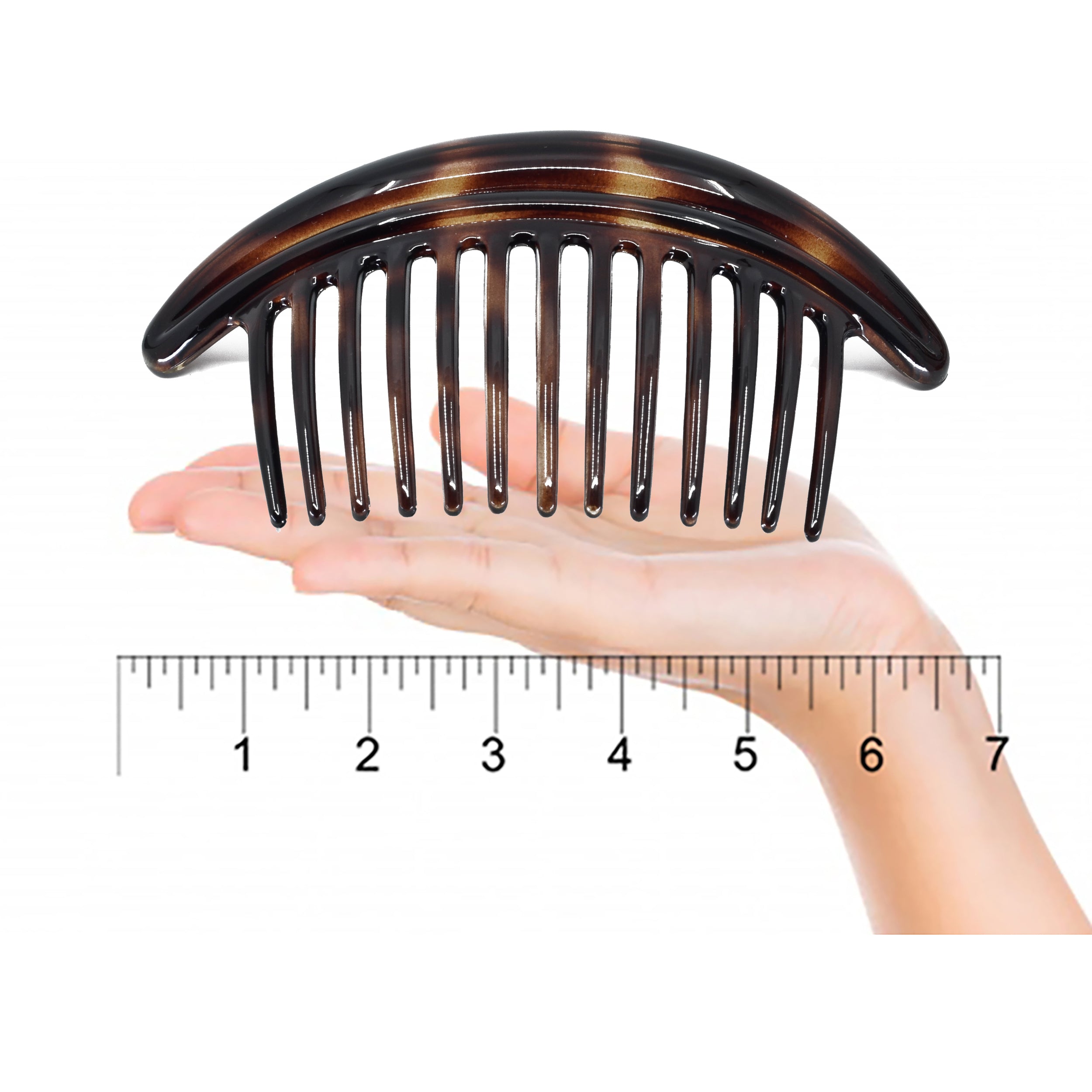 Camila Paris MP979-2 Tortoise Sell French Hair Side Comb Interlocking