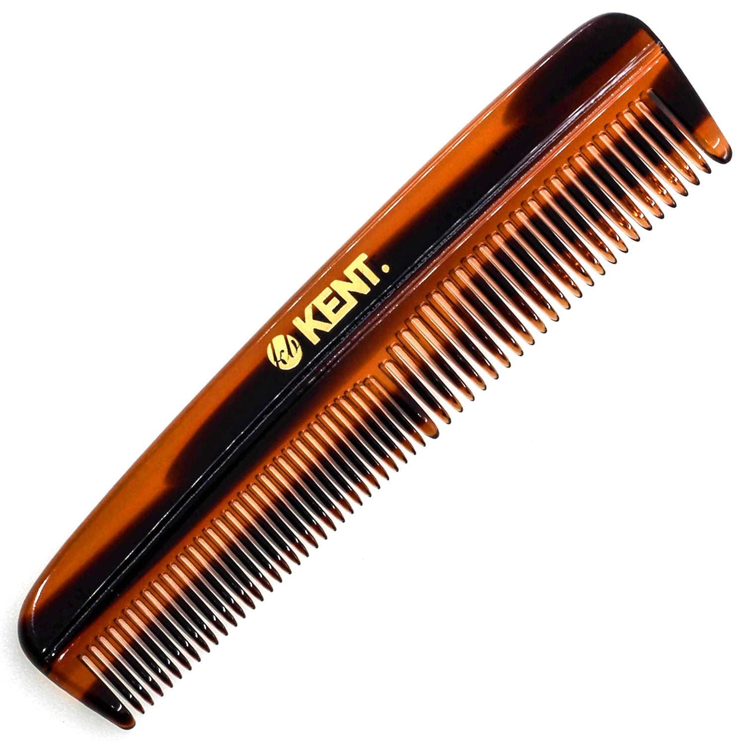 Kent R7T 5.25 Inch Handmade Comb Fine / Coarse Toothed Pocket Comb