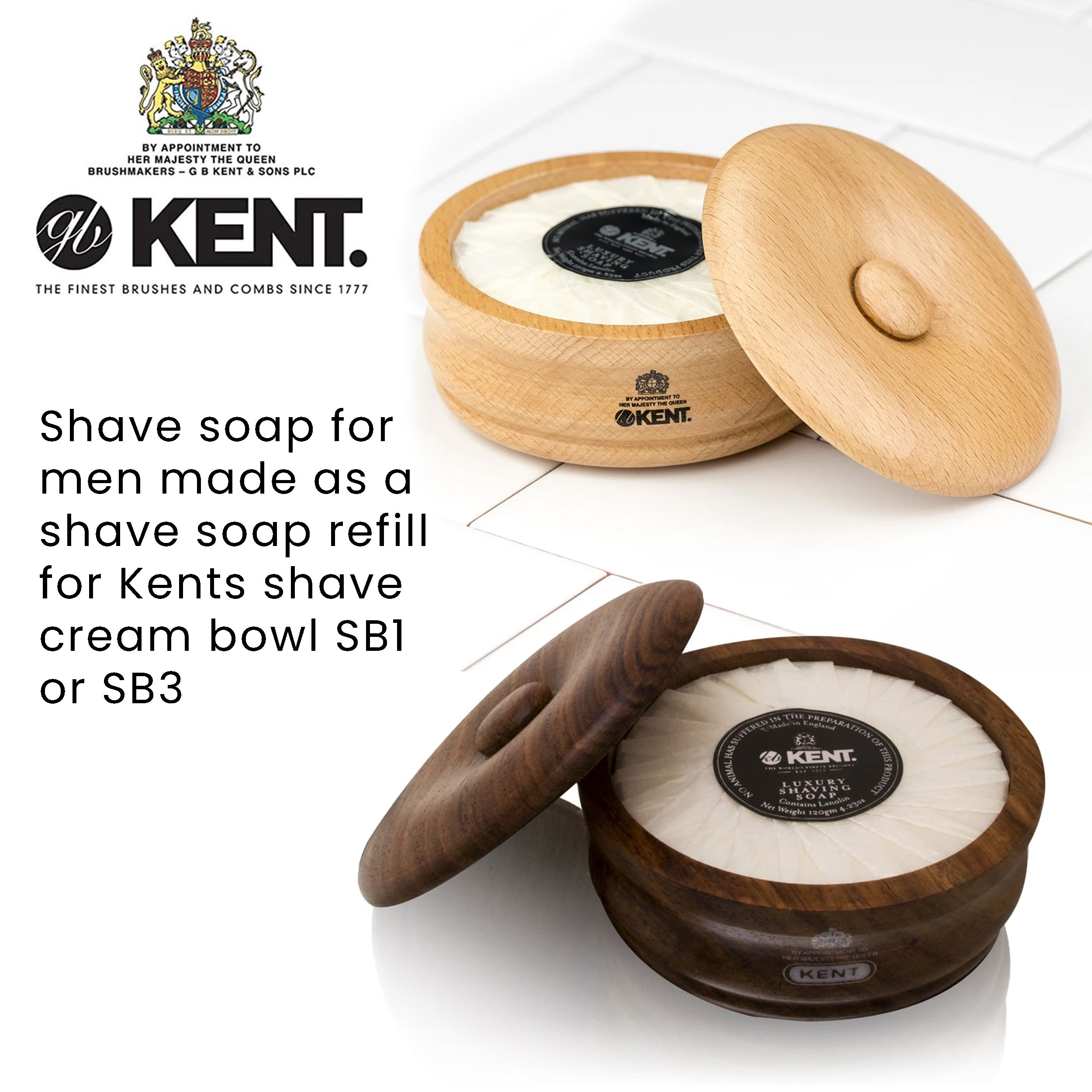 Kent SB2 Luxury Shaving Soap Refill