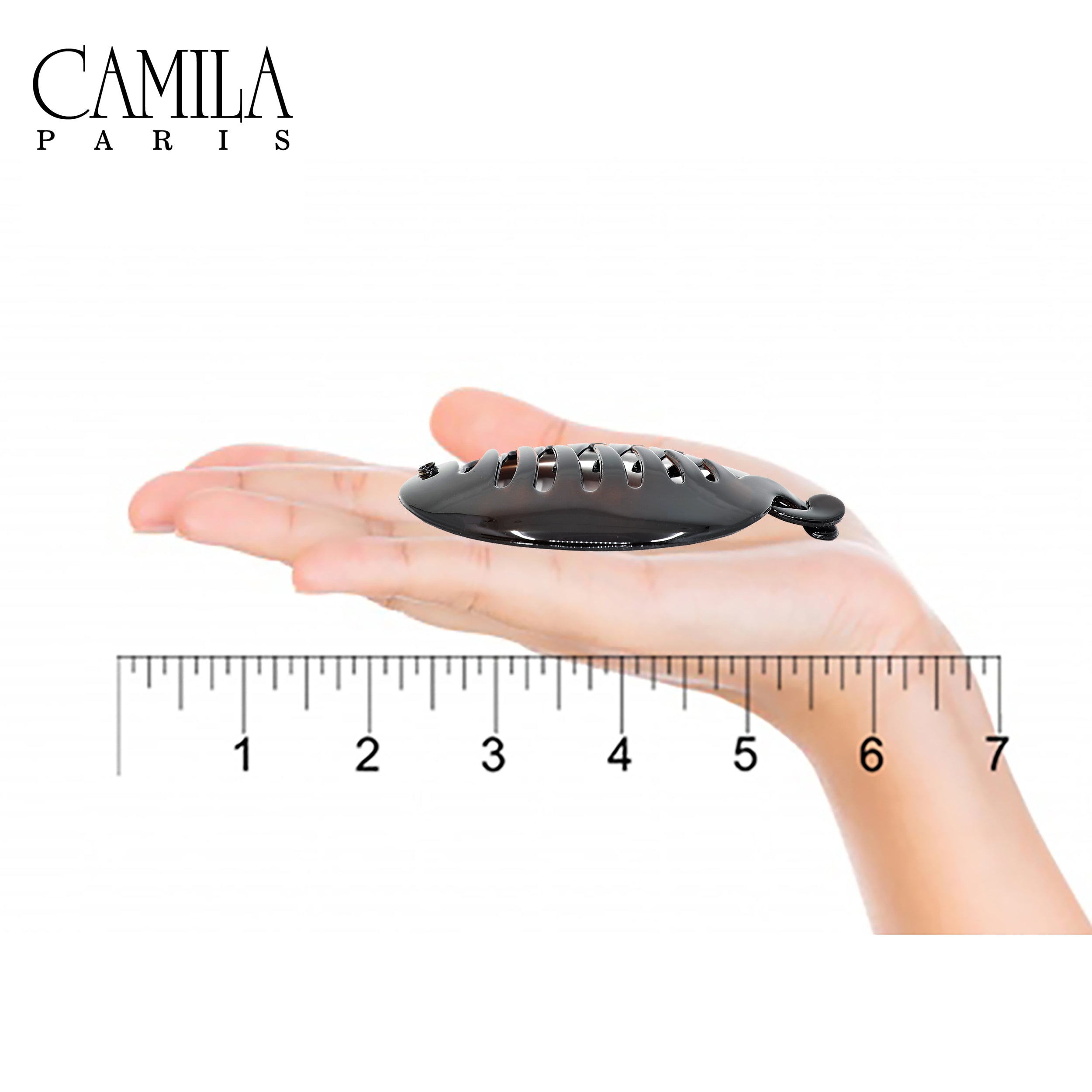 Camila Paris CP2428 Tortoise Hair Banana Comb Interlocking Ponytail