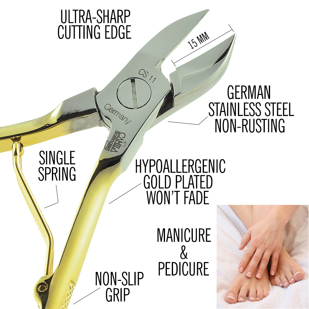 Camila Solingen CS11 Professional Nail Toenail Nipper Clipper Cutter