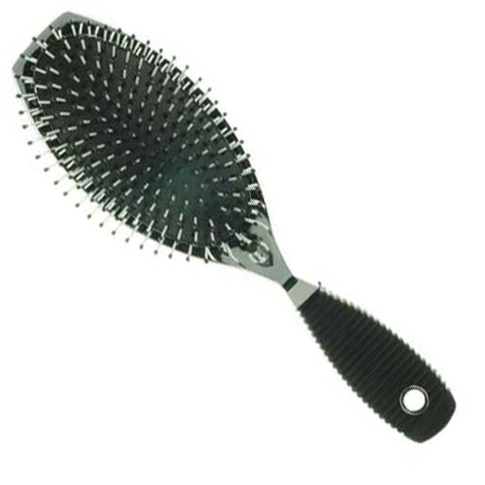 Detangling Cushion Hair Brush with Rubber Grip