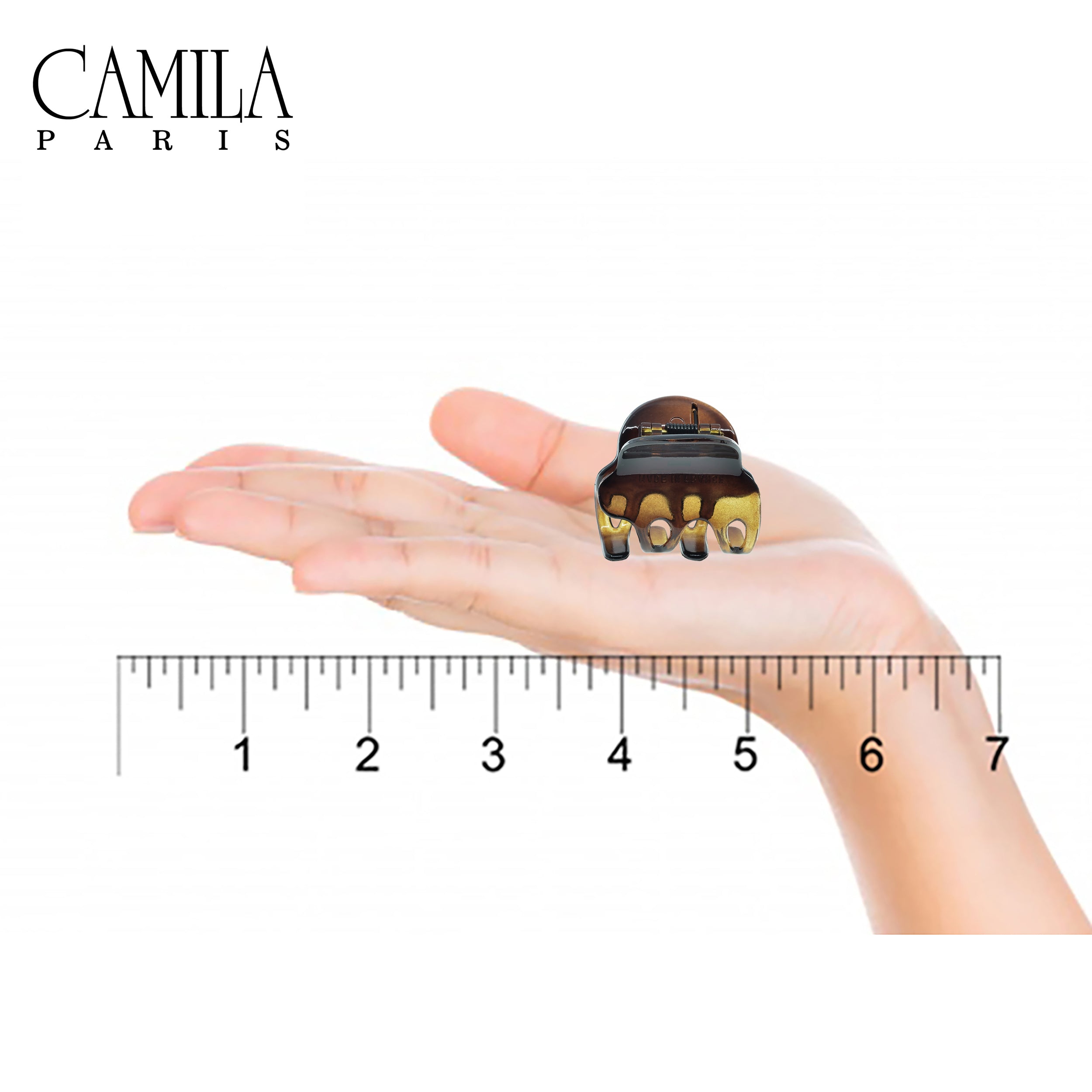 Camila Paris Cutout Teeth Hair Clip Pair