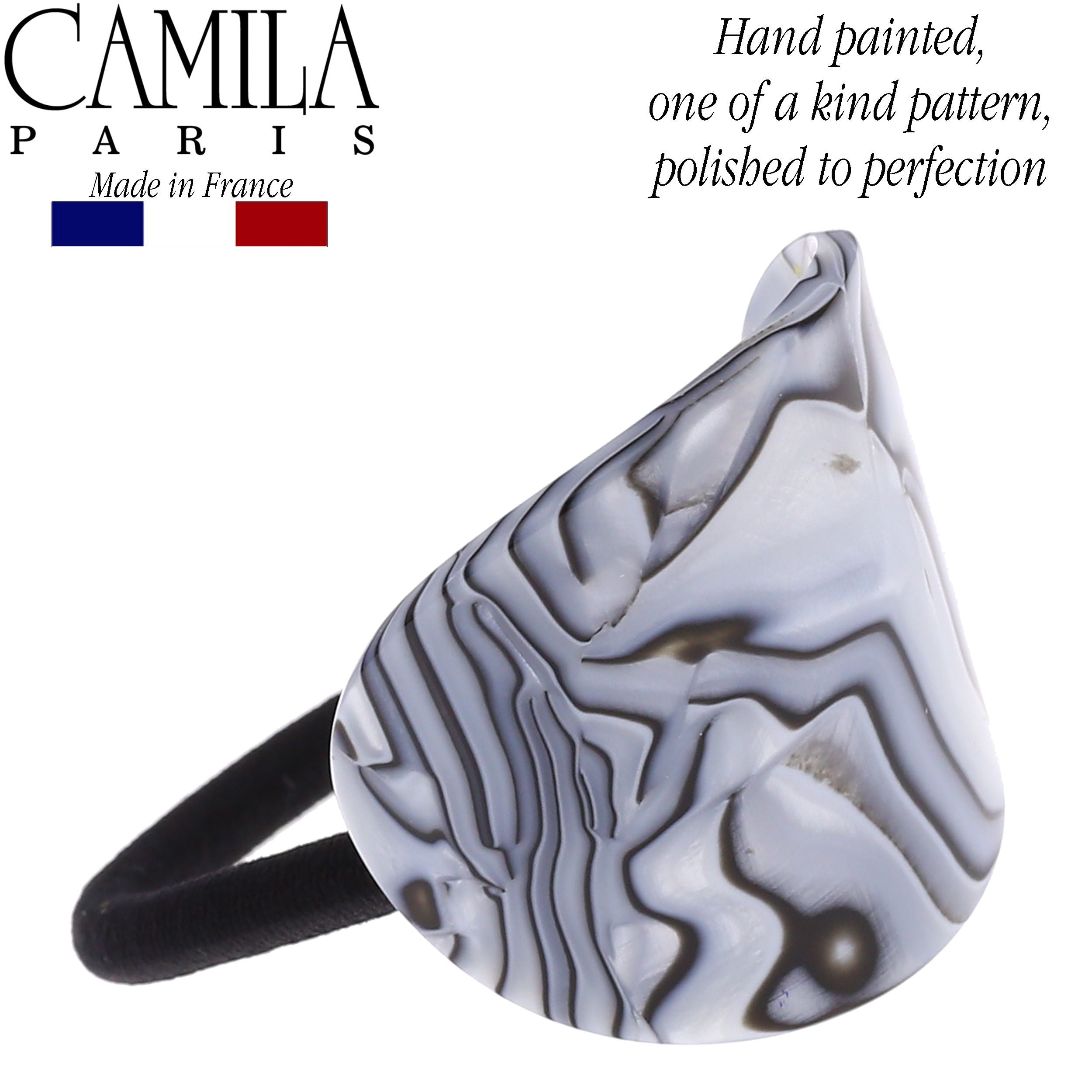 Camila Paris Hair Accessories Handmade Oval Ponytail Hair Tie
