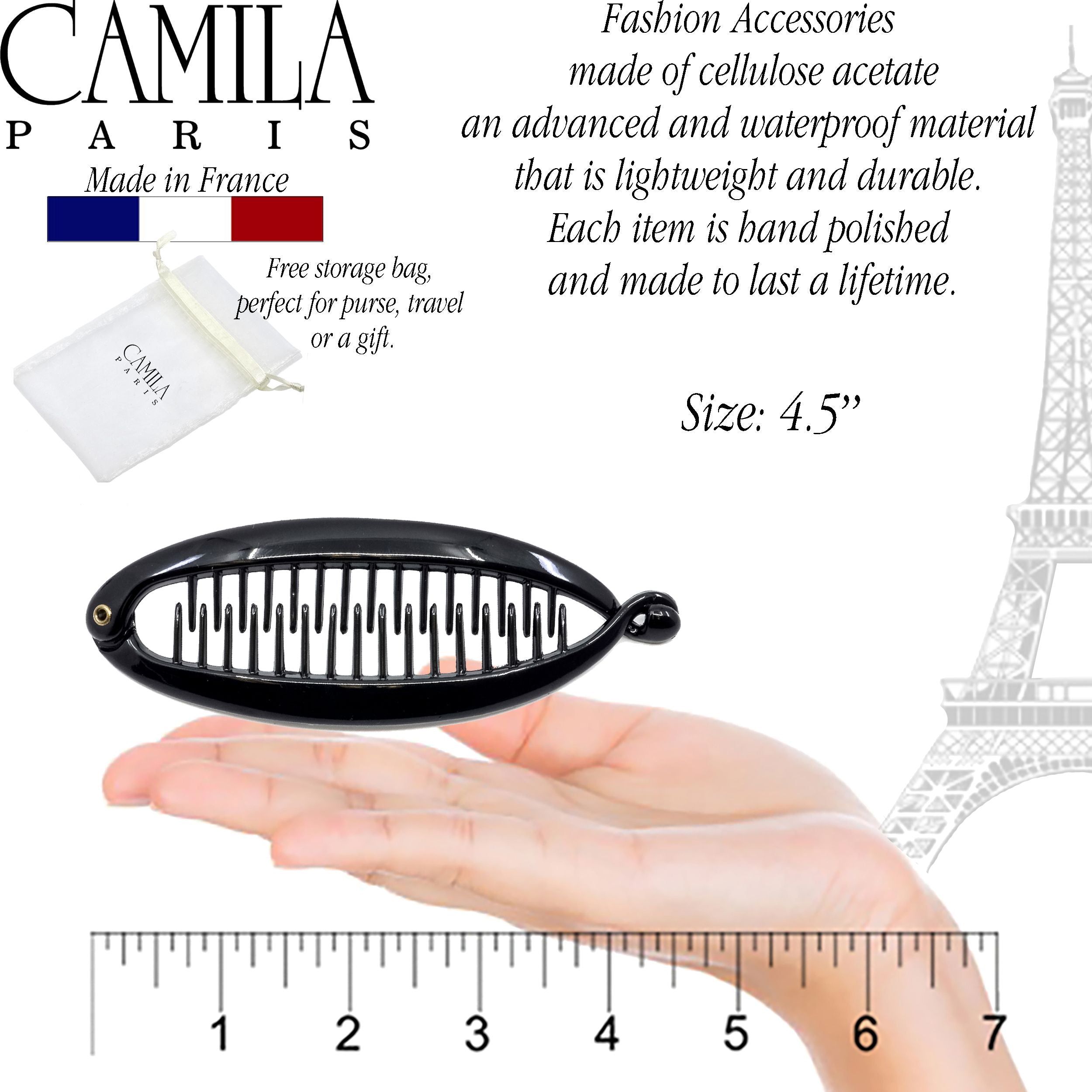 Camila Paris Hair Banana Clips Interlocking Ponytail