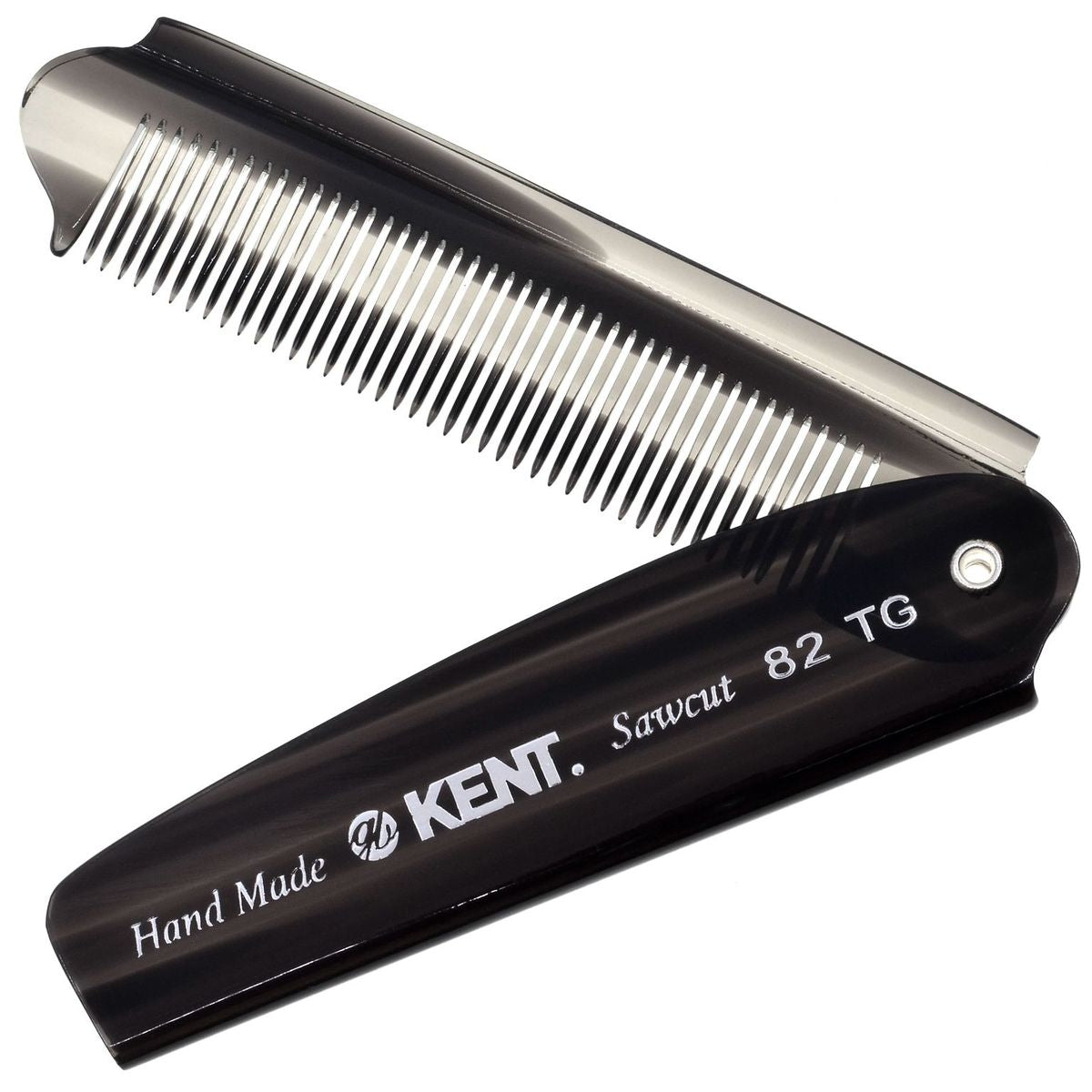 4" Handmade Fine Tooth Folding Pocket Comb for Men