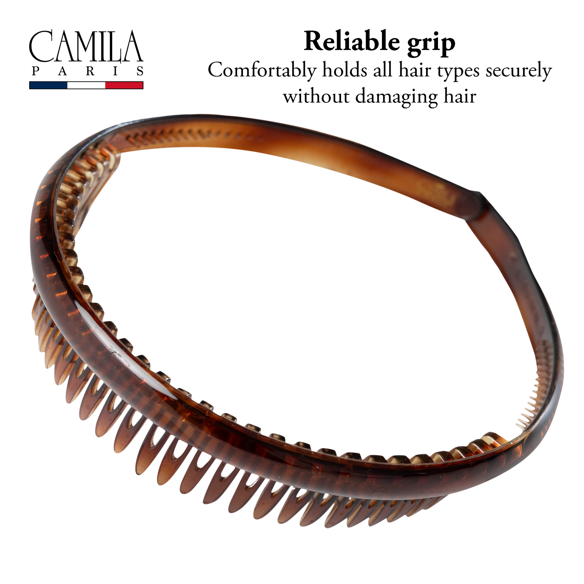 Camila Paris Headband Tooth Comb Flexible