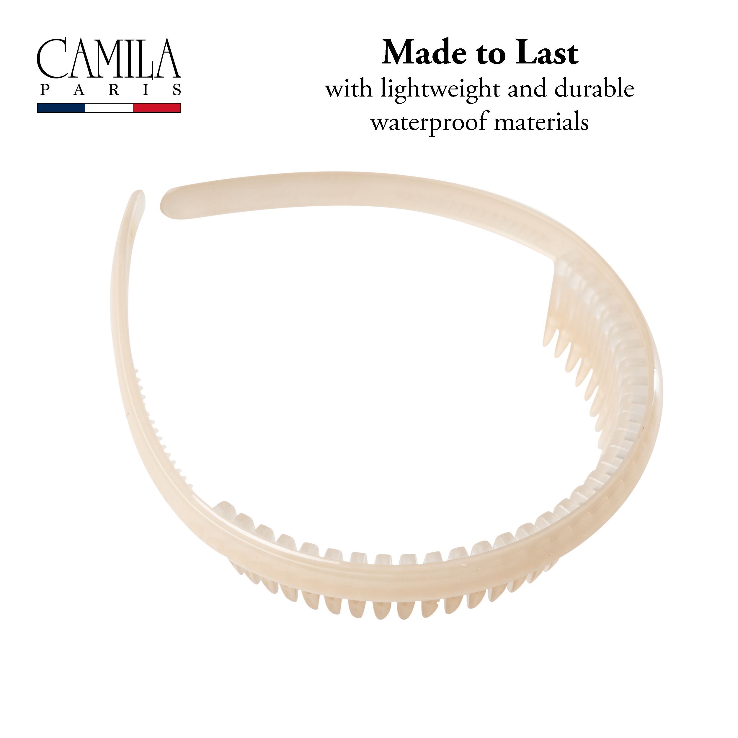 Camila Paris Headband Tooth Comb Flexible