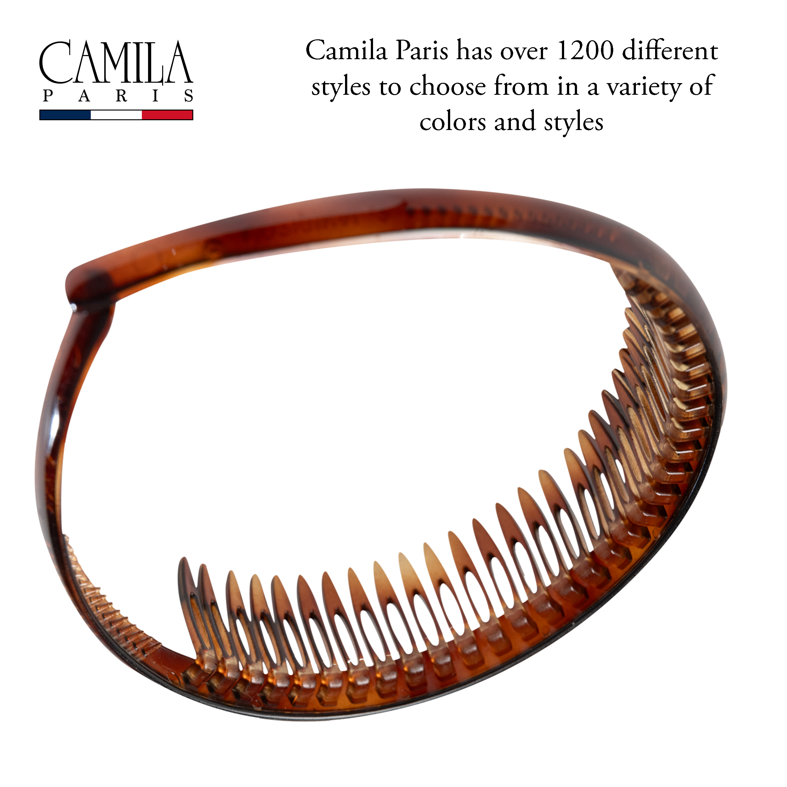 Camila Paris Headband Tooth Comb Flexible