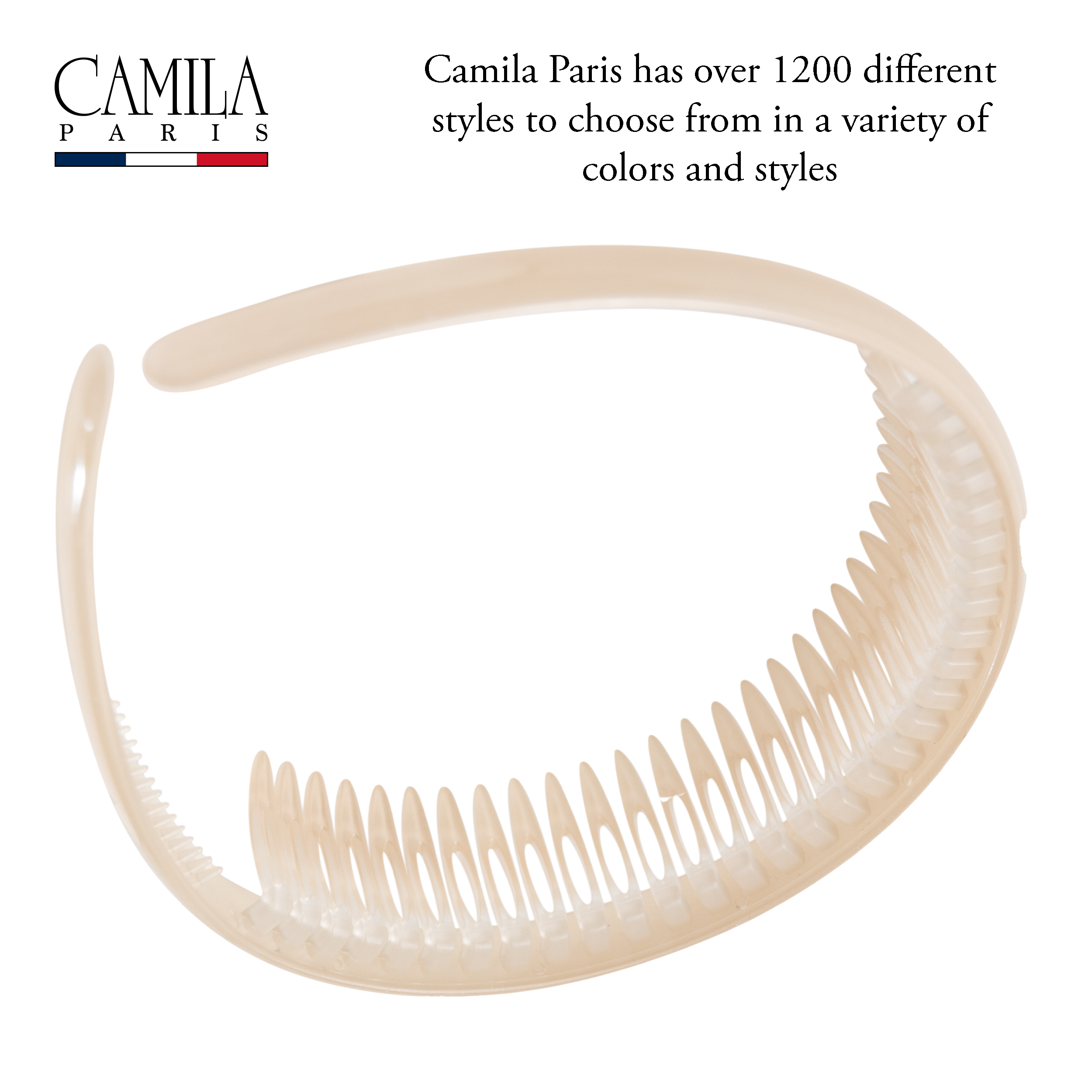 Camila Paris Headband Tooth Comb Flexible