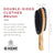 Soft and Firm Natural Bristle Doube Sided Cherrywood Clothes Brush