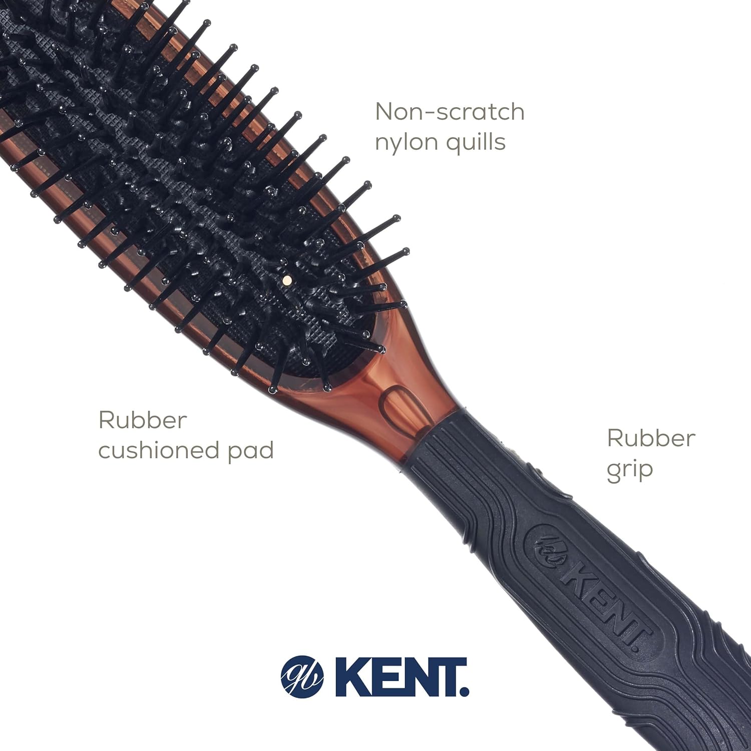 Ball Tipped Pins Narrow Hair Brush