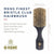 Mens Finest White Boar Bristle Ebonywood Club Hair Brush