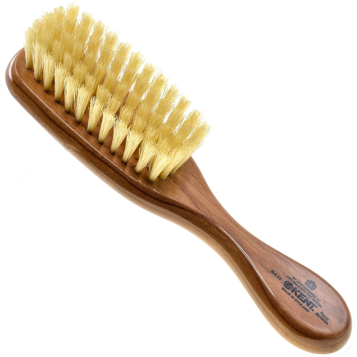 Soft White Boar Bristle Cherry Wood Baby Hair Brush