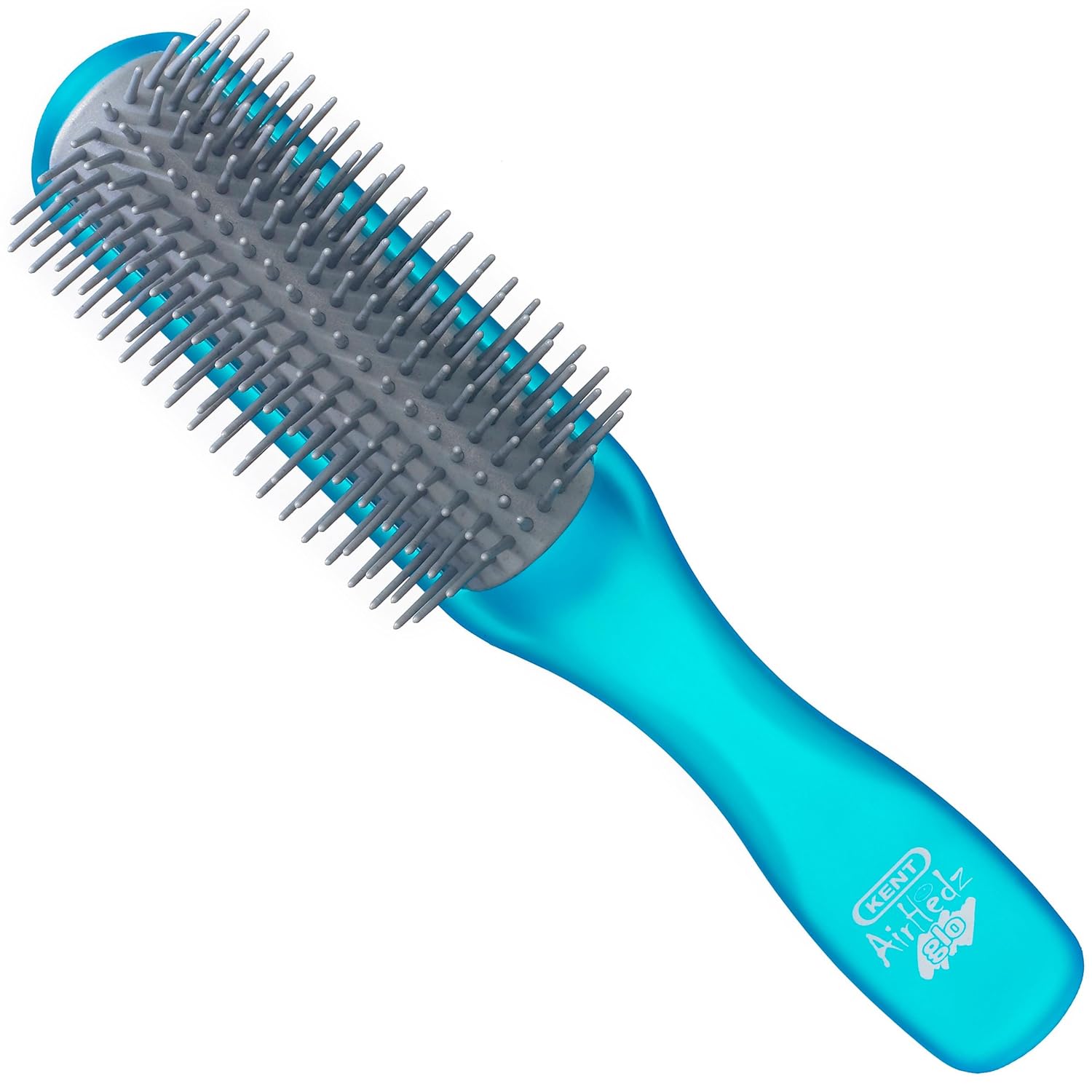 Airhedz Glo Half Round 9 Row Detangling Hair Brush