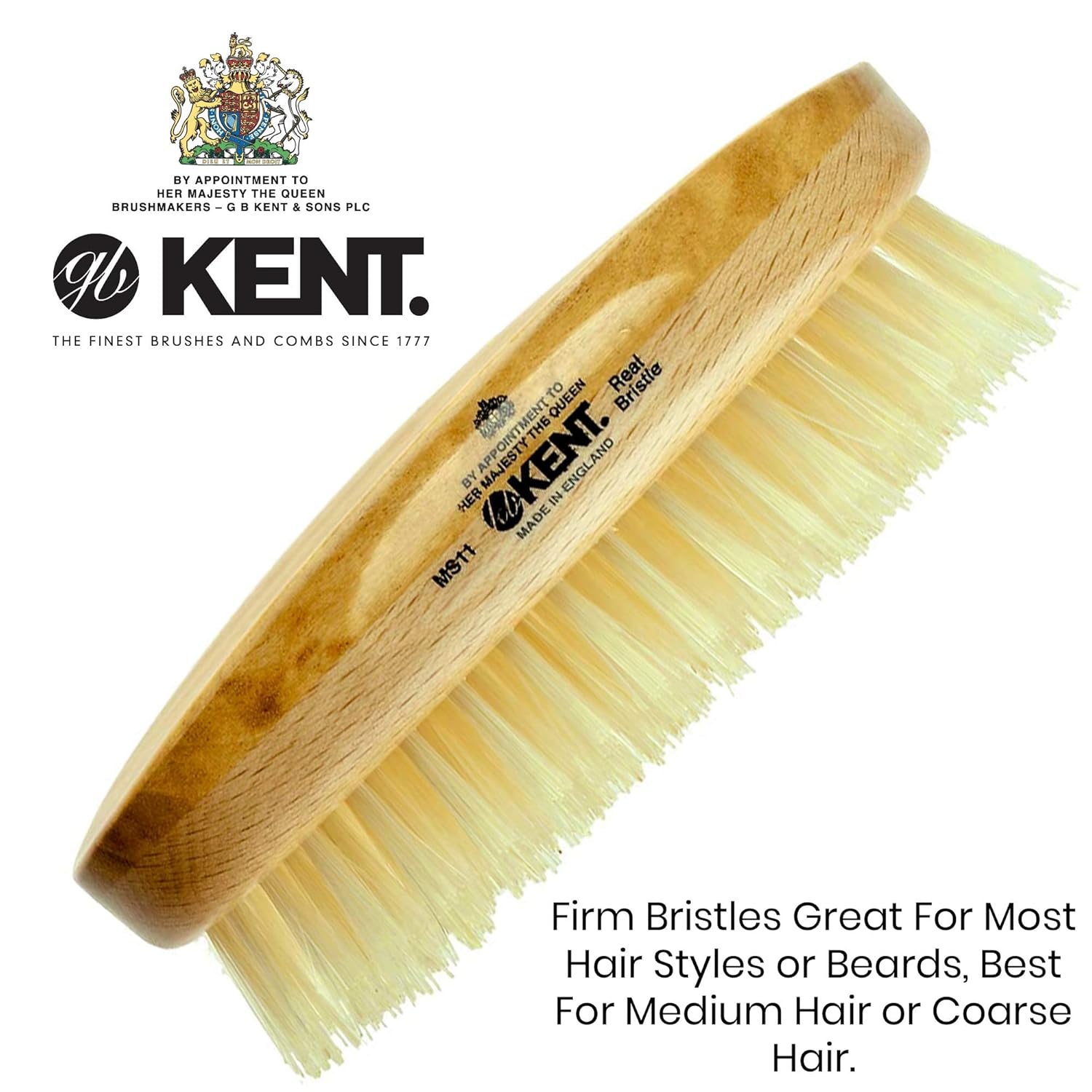 Kent MS11 Military Oval Brush