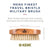 Mens Finest White Boar Bristle Cherrywood Military Hair Brush