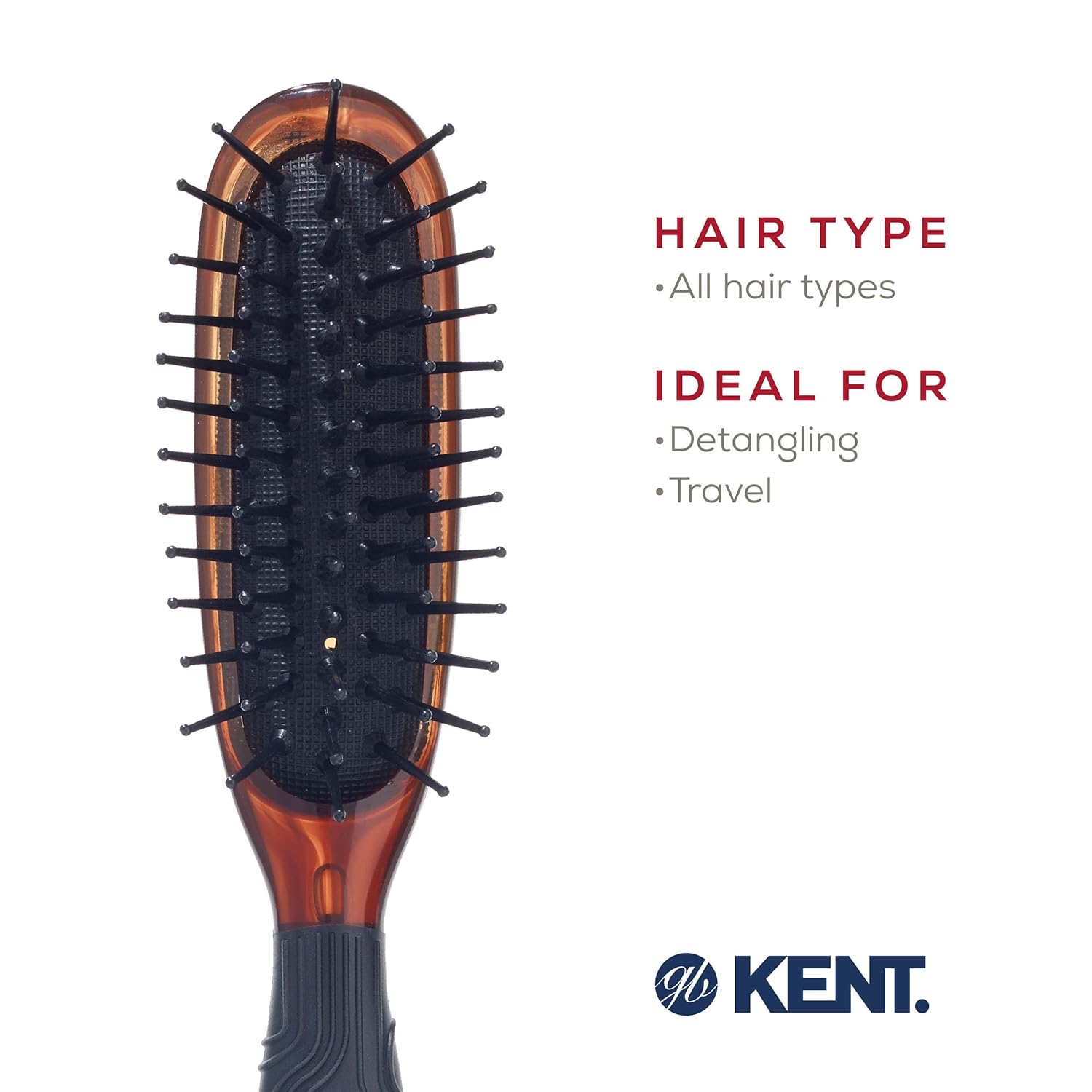 Ball Tipped Pins Narrow Hair Brush