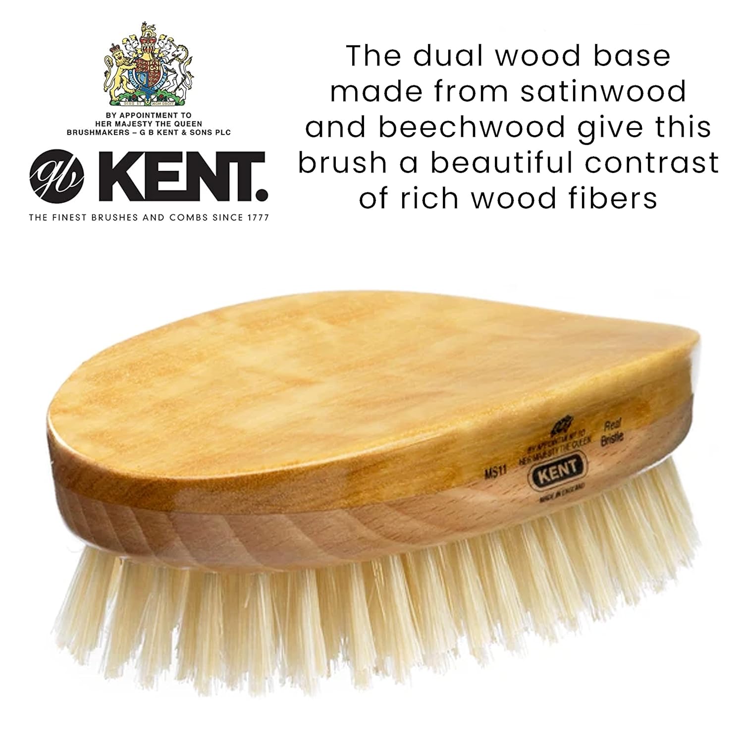 Kent MS11 Military Oval Brush