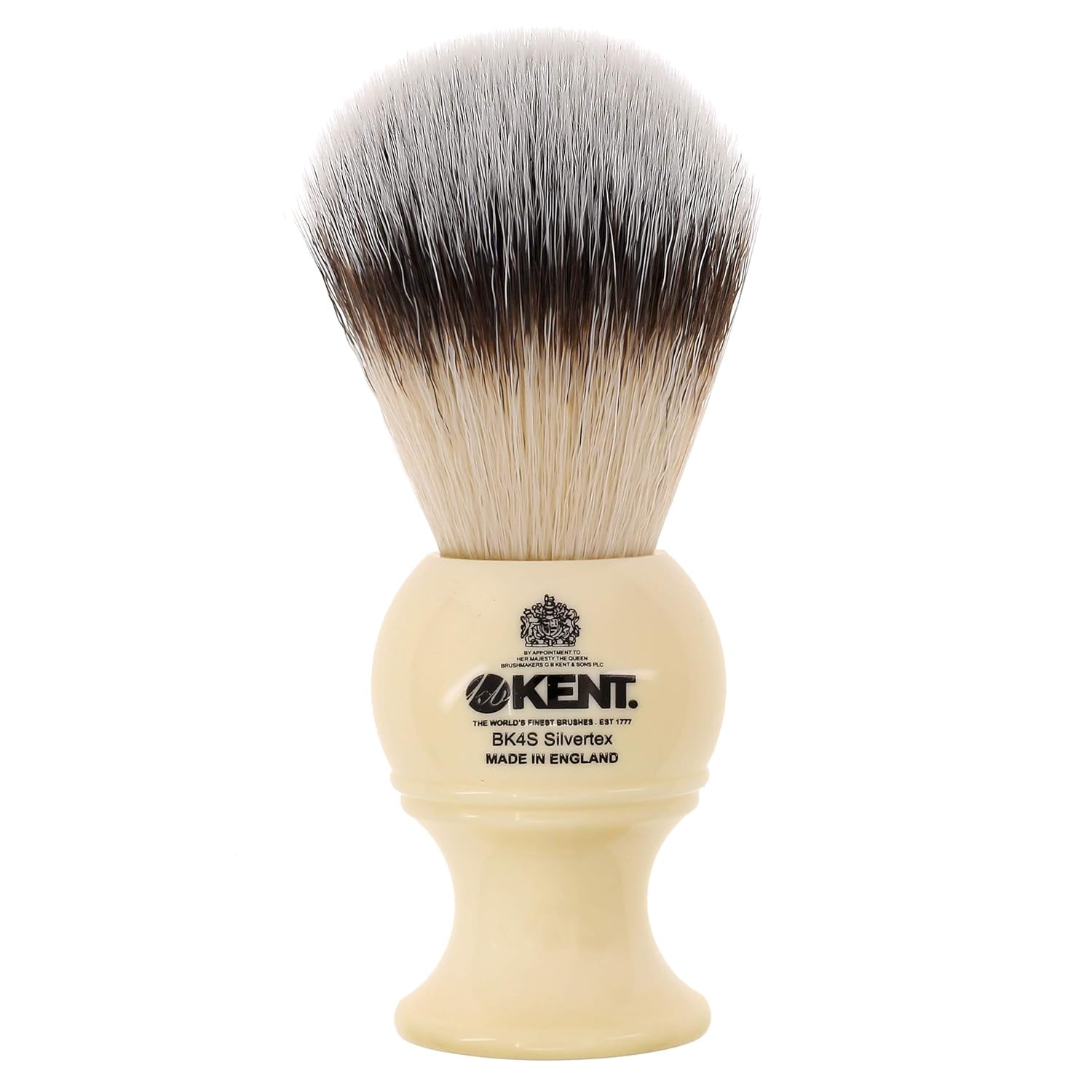 White Medium Travel Size Shaving Brush