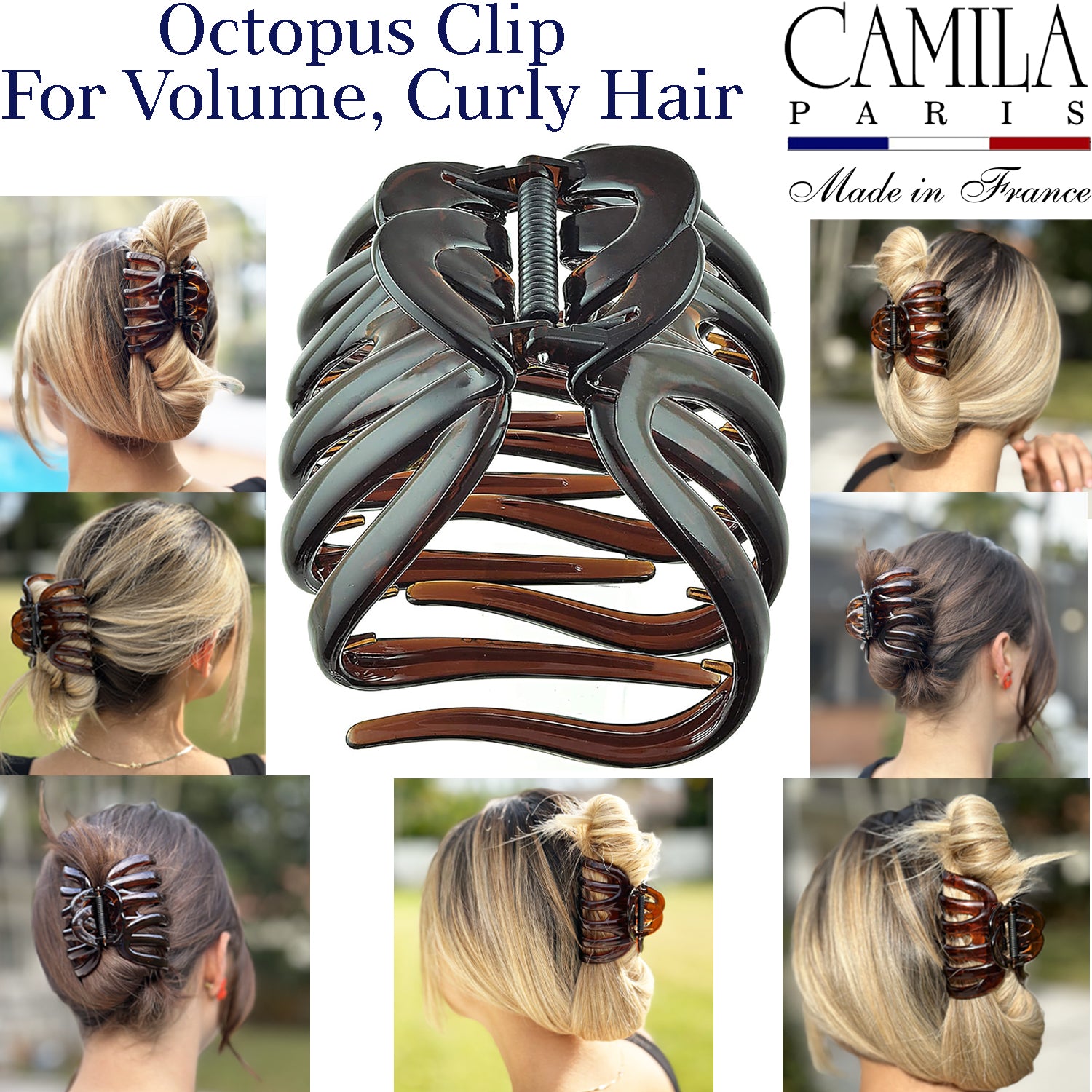 Camila Paris Octopus Hair Clips Unity