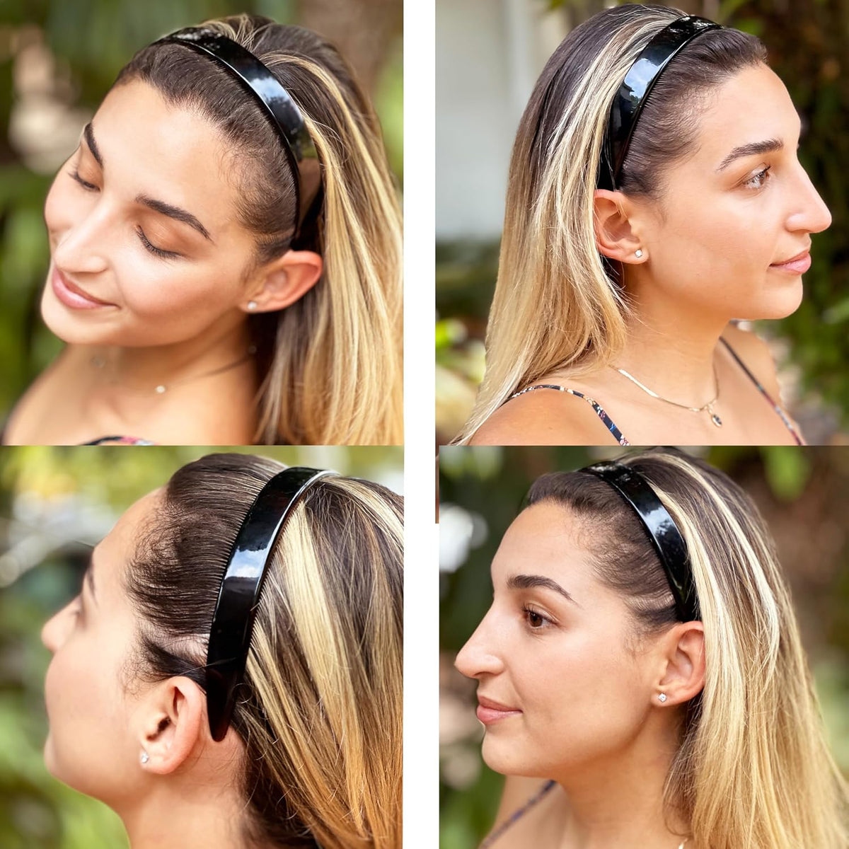 French Classic Comfort Flexible Headband 0.75" Wide